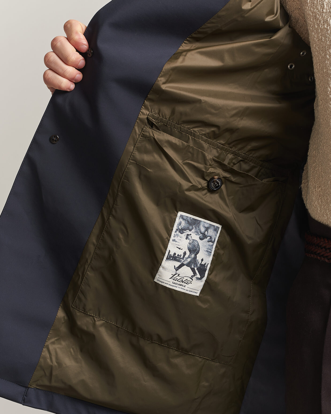 Hombres | Abrigos y chaquetas | Valstar | Milano Rain Coat Navy