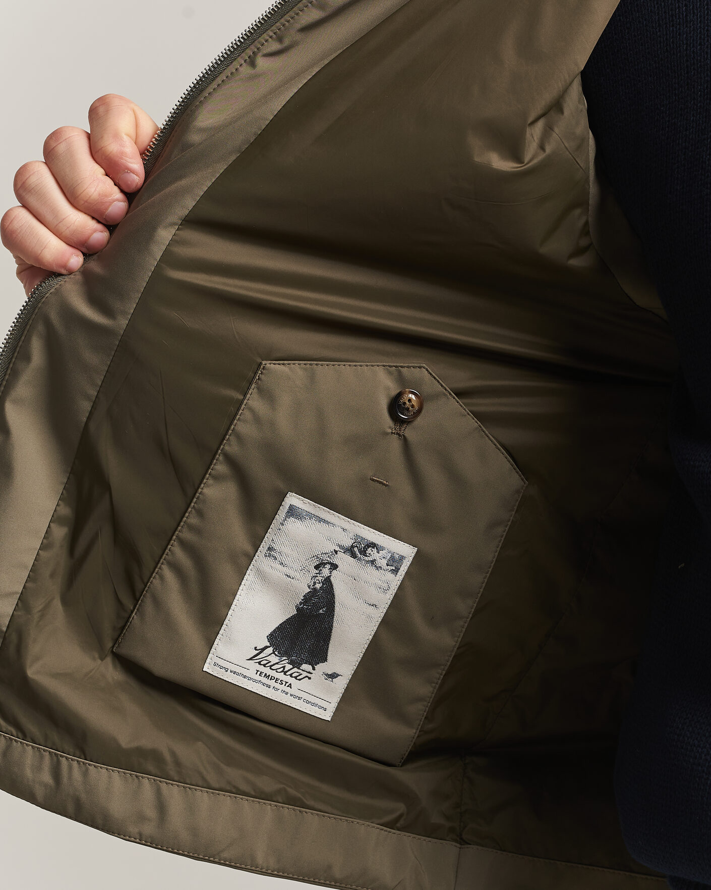 Hombres | Chalecos | Valstar | Nylon Zip Vest Military