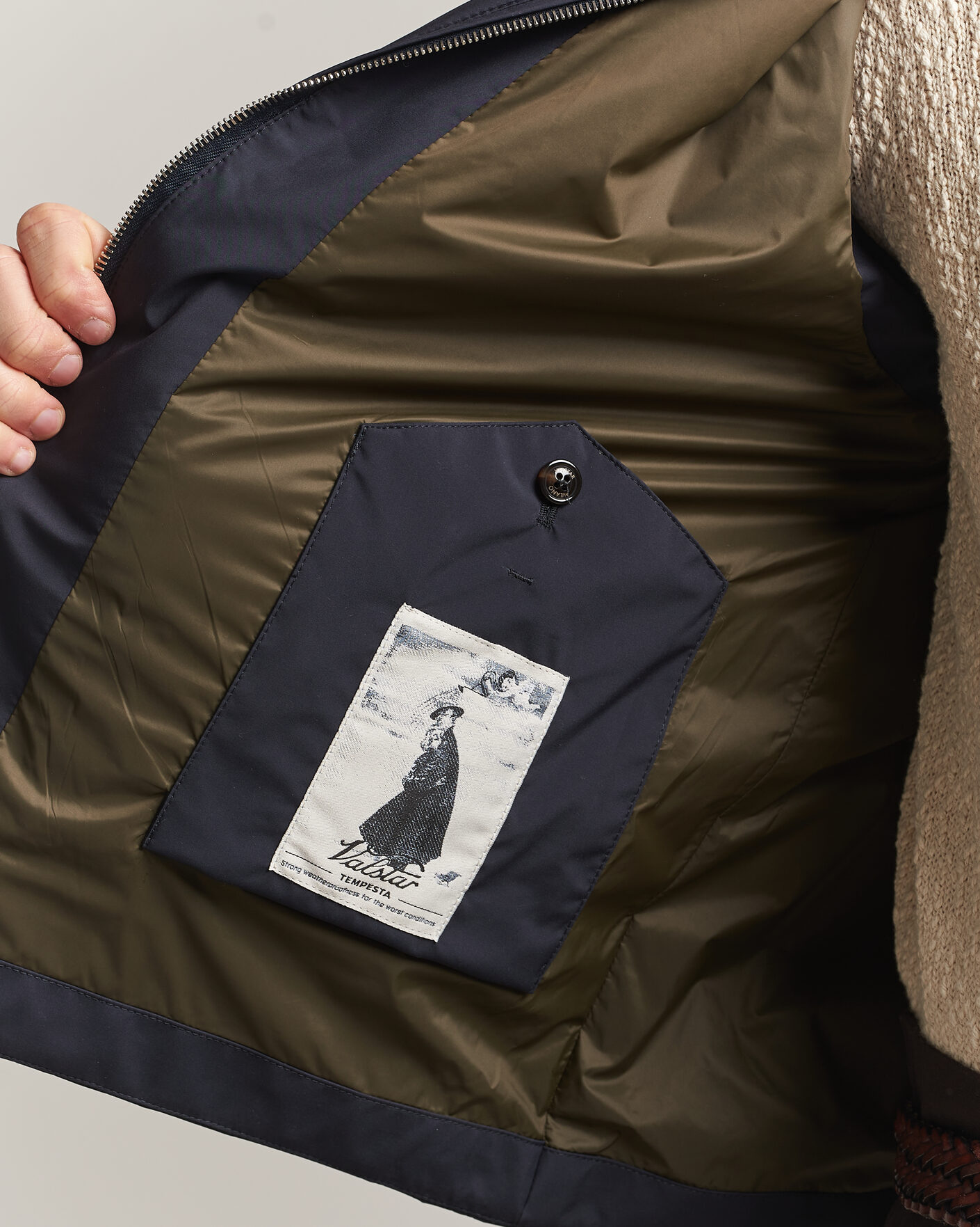Hombres | Chalecos | Valstar | Nylon Zip Vest Navy