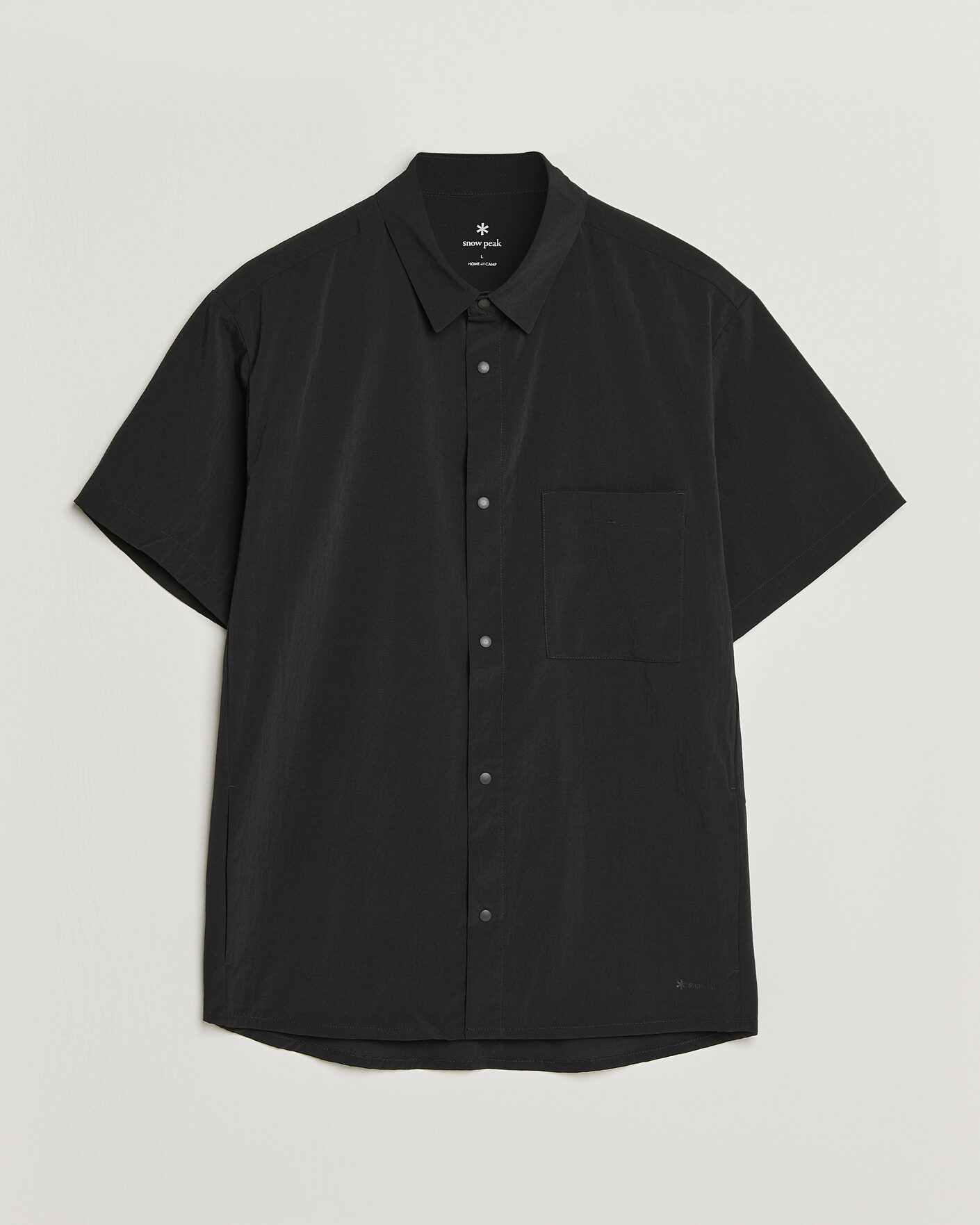 Hombres | Camisetas | Snow Peak | Quick Dry Shirt Black