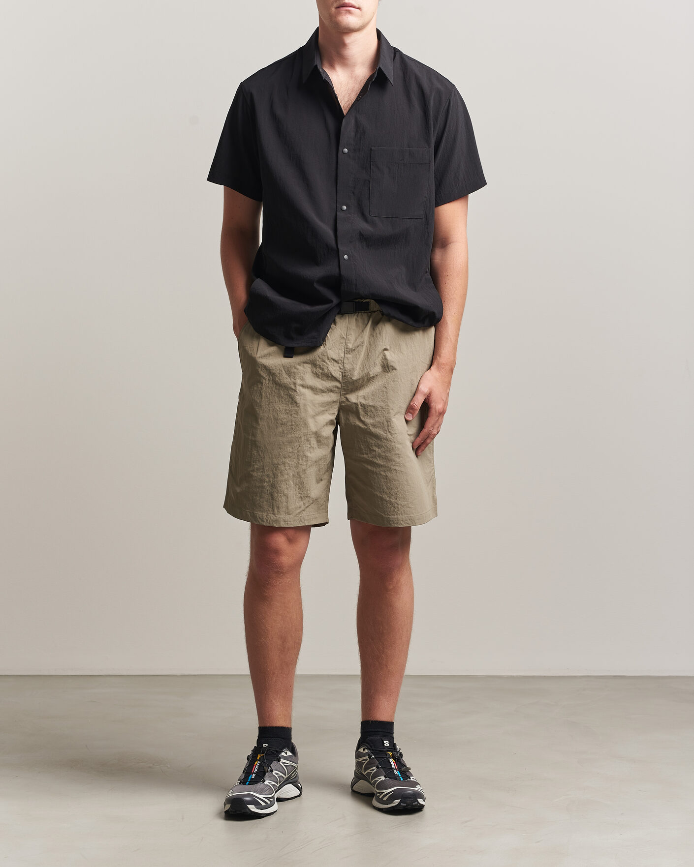 Hombres | Camisetas | Snow Peak | Quick Dry Shirt Black