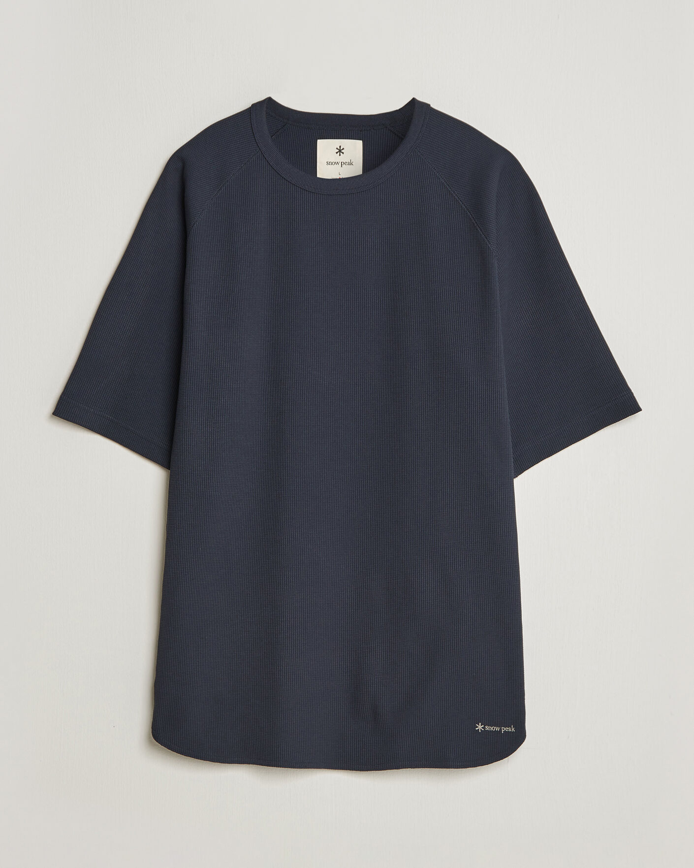 Hombres | Camisetas | Snow Peak | Dry Waffle T-Shirt Dark Navy