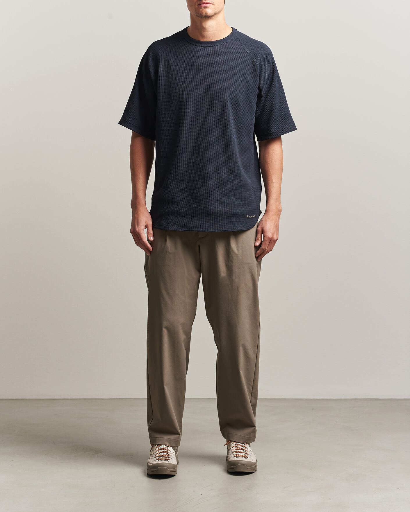 Hombres | Camisetas | Snow Peak | Dry Waffle T-Shirt Dark Navy