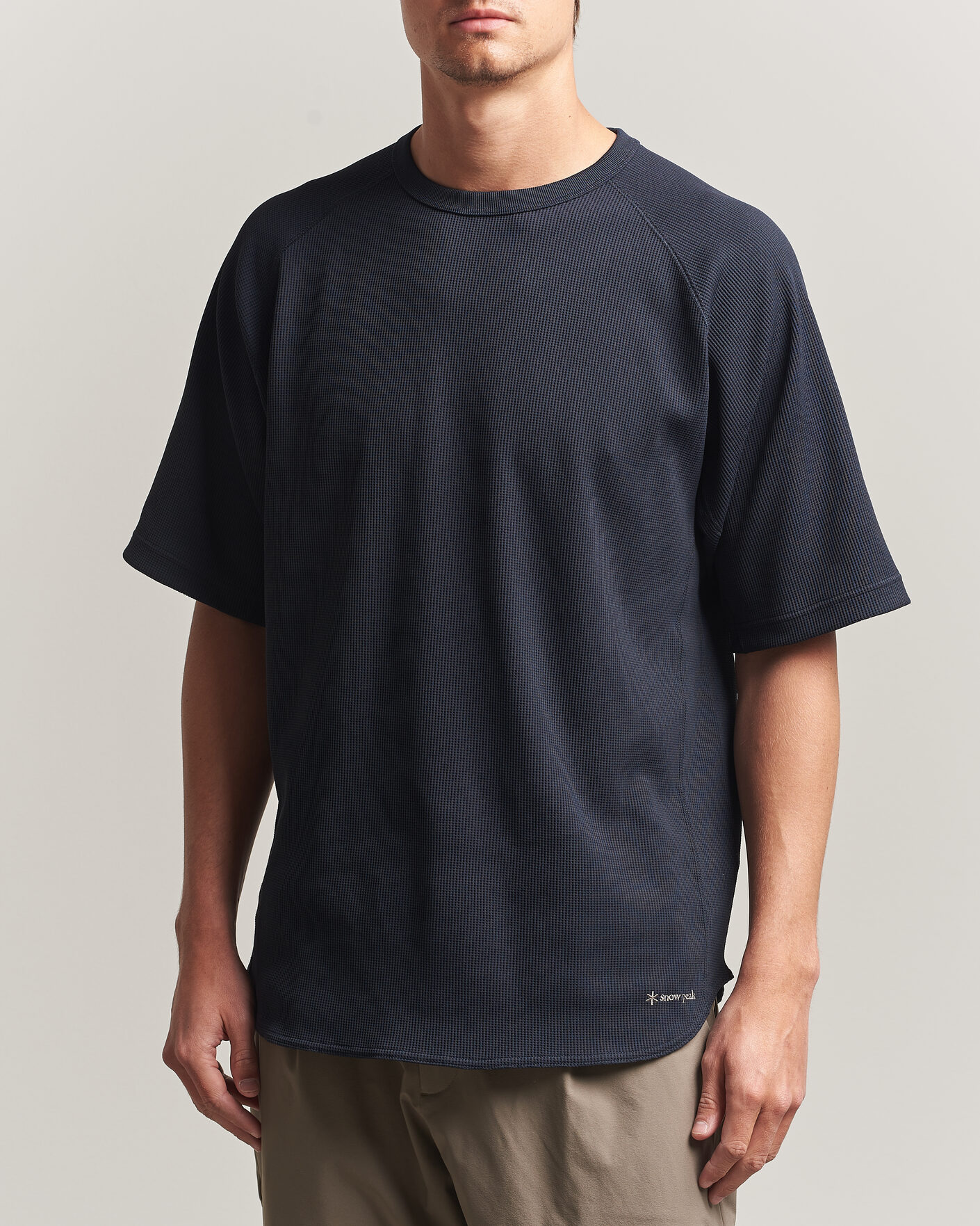 Hombres | Camisetas | Snow Peak | Dry Waffle T-Shirt Dark Navy