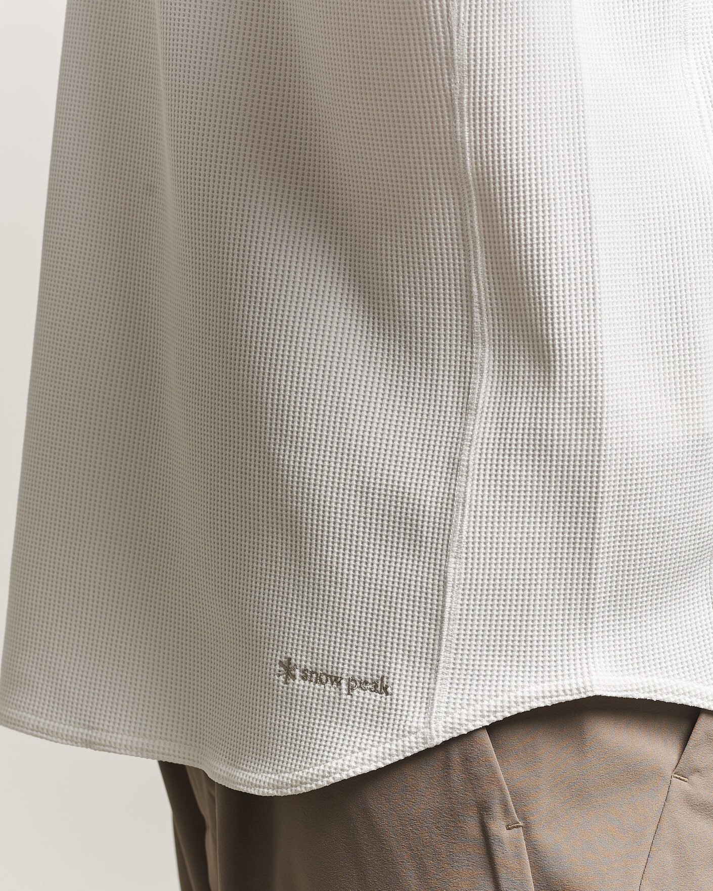 Hombres | Camisetas | Snow Peak | Dry Waffle T-Shirt Off White