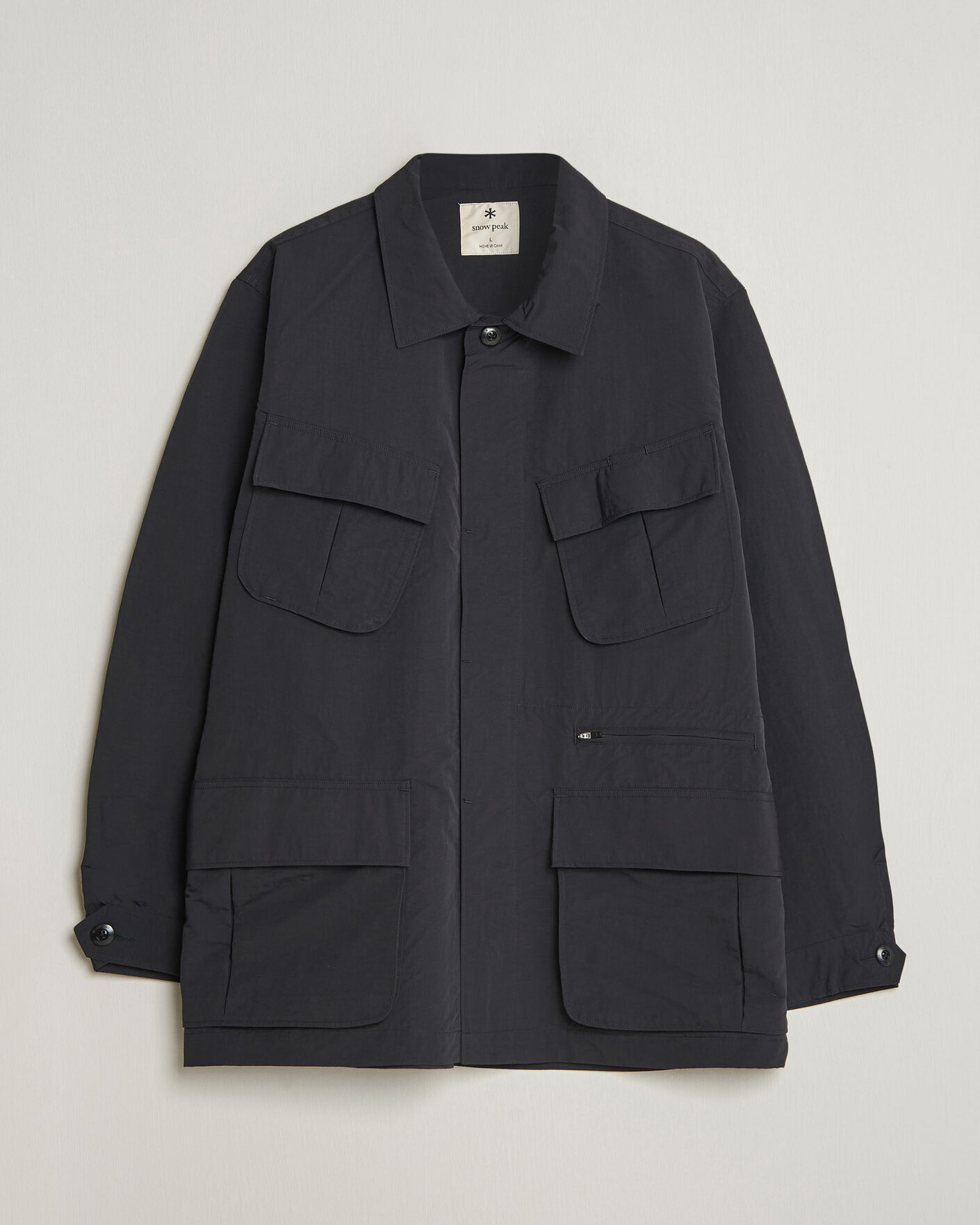 Hombres | Abrigos y chaquetas | Snow Peak | Nylon Washer Jacket Black