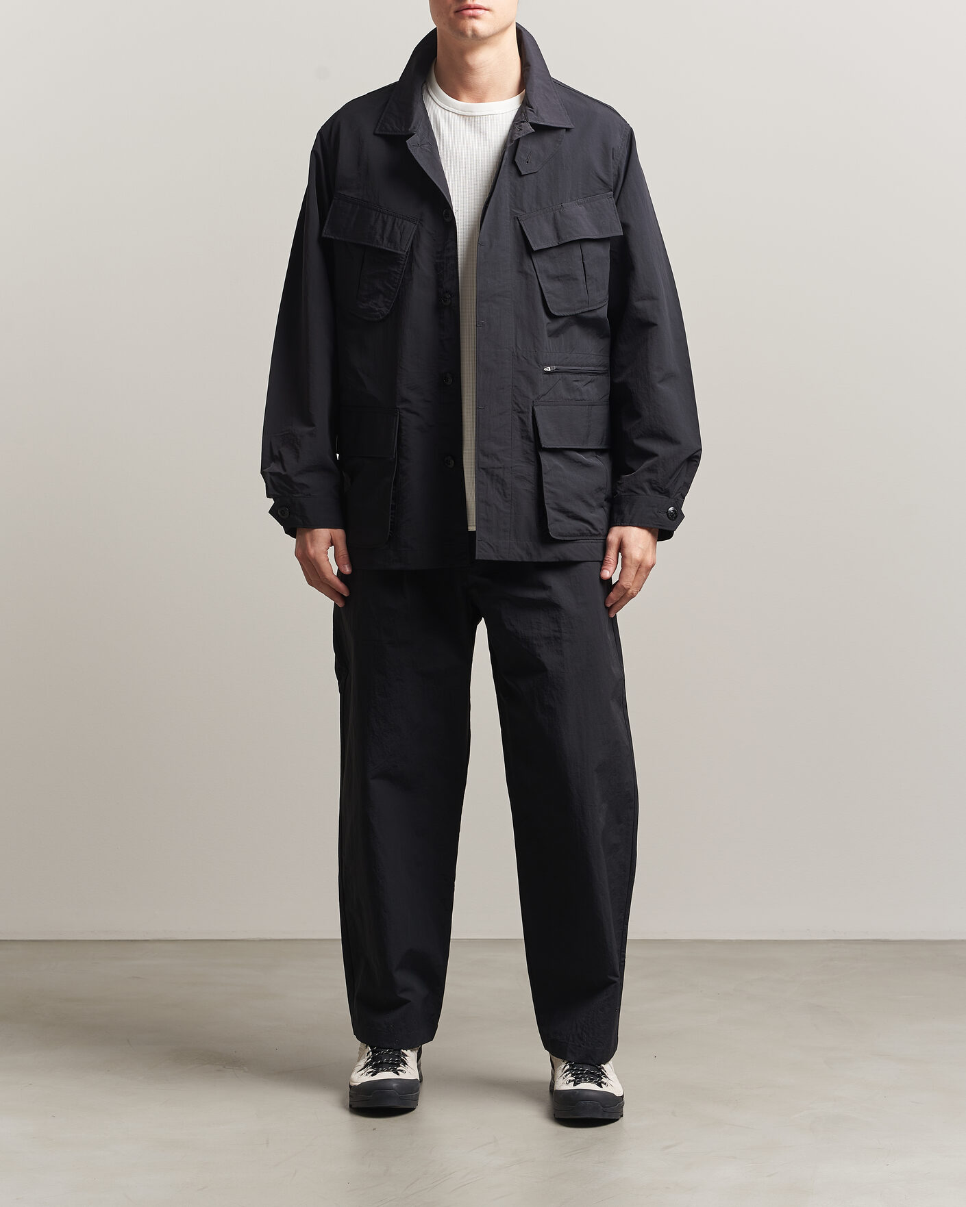 Hombres | Abrigos y chaquetas | Snow Peak | Nylon Washer Jacket Black
