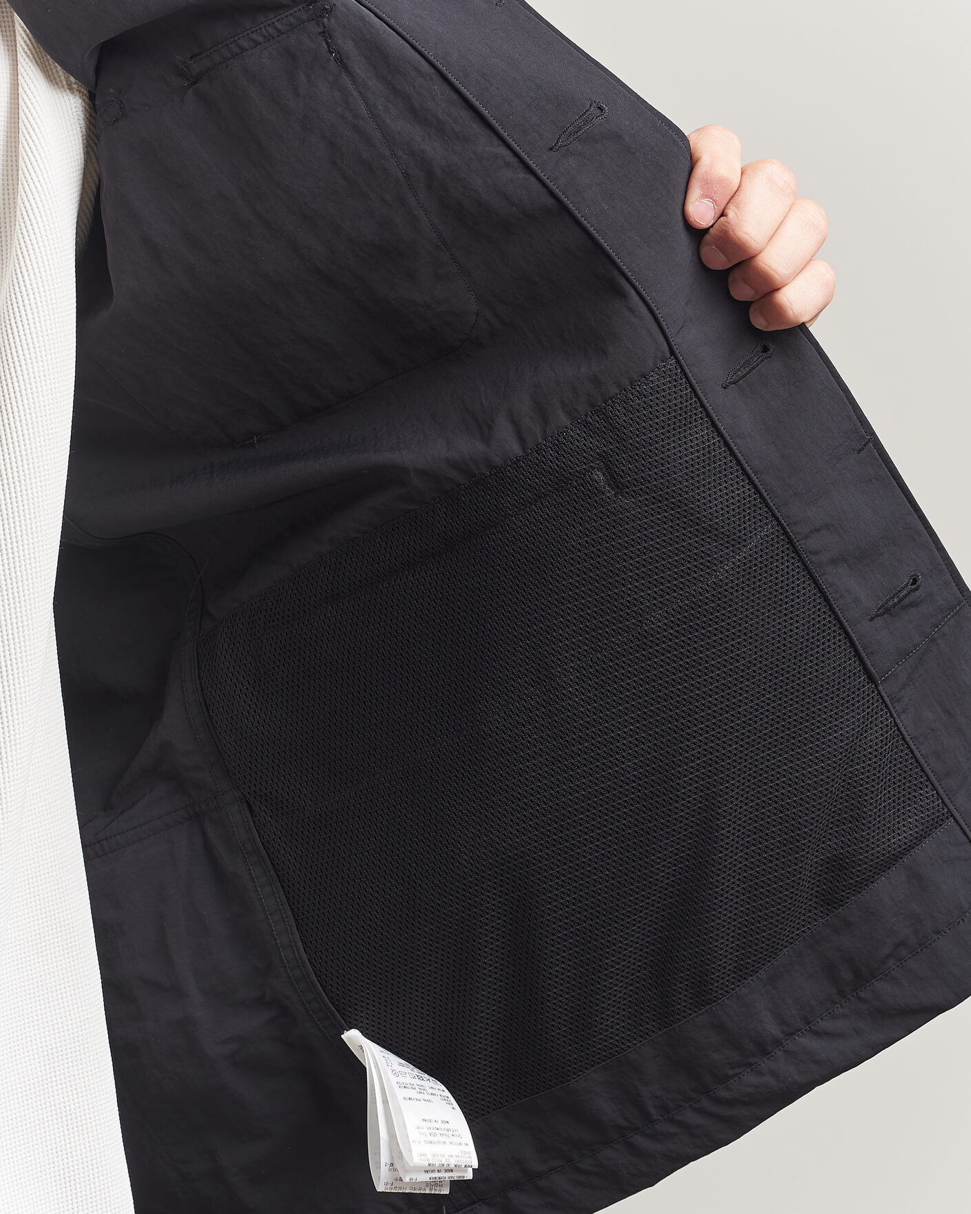 Hombres | Abrigos y chaquetas | Snow Peak | Nylon Washer Jacket Black