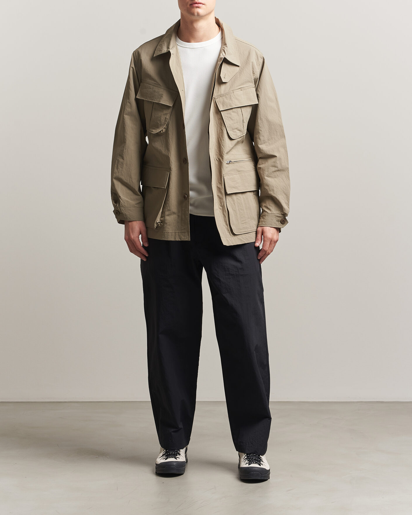 Hombres | Abrigos y chaquetas | Snow Peak | Nylon Washer Jacket Greige