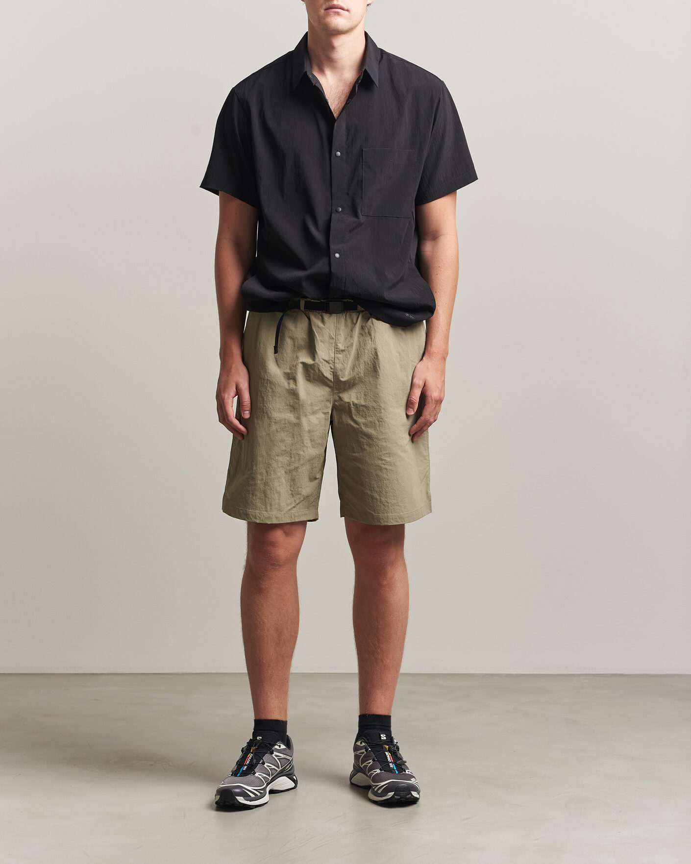 Hombres | Pantalones cortos | Snow Peak | Nylon Washer Shorts Greige