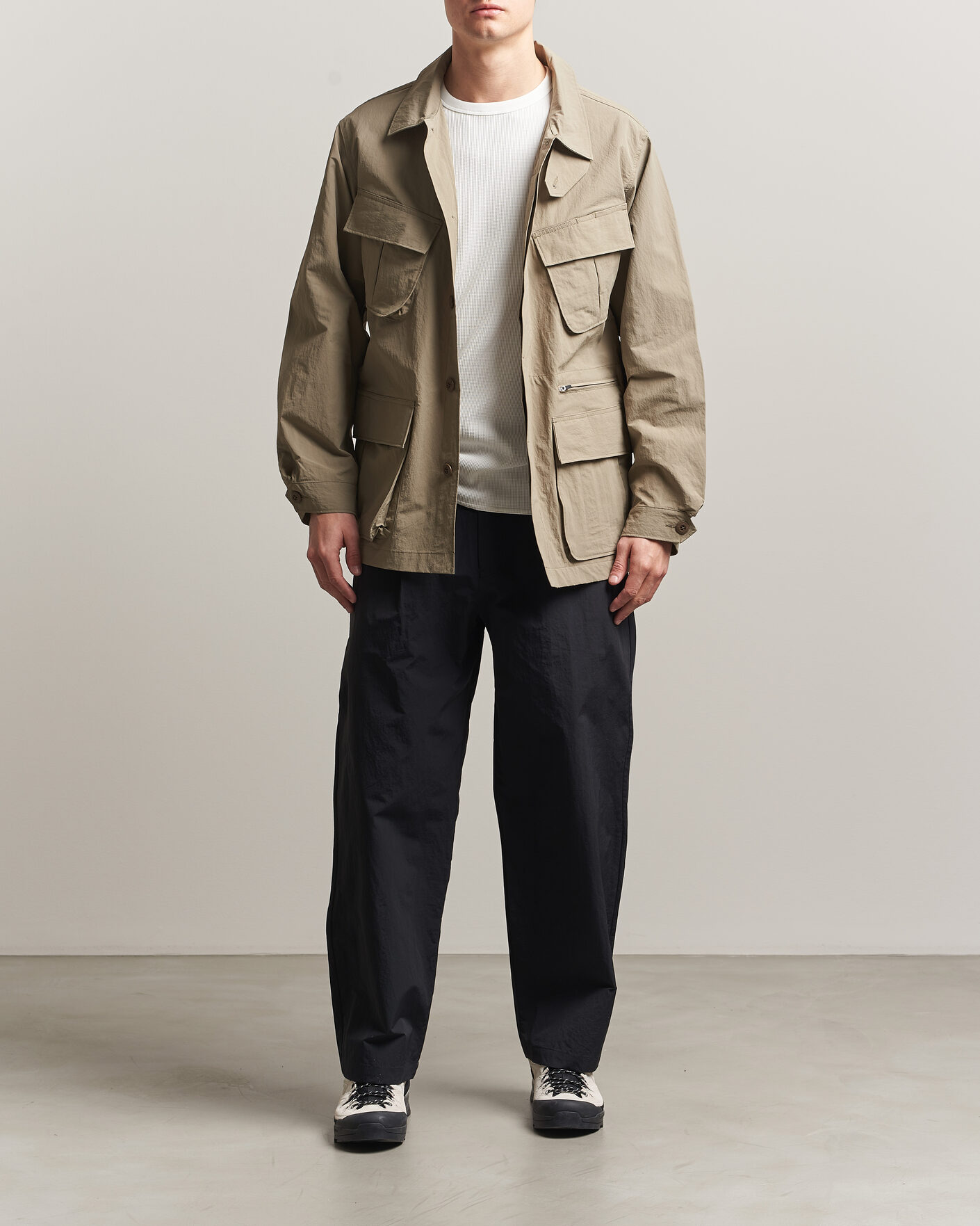 Hombres | Pantalones | Snow Peak | Nylon Washer Pants Black