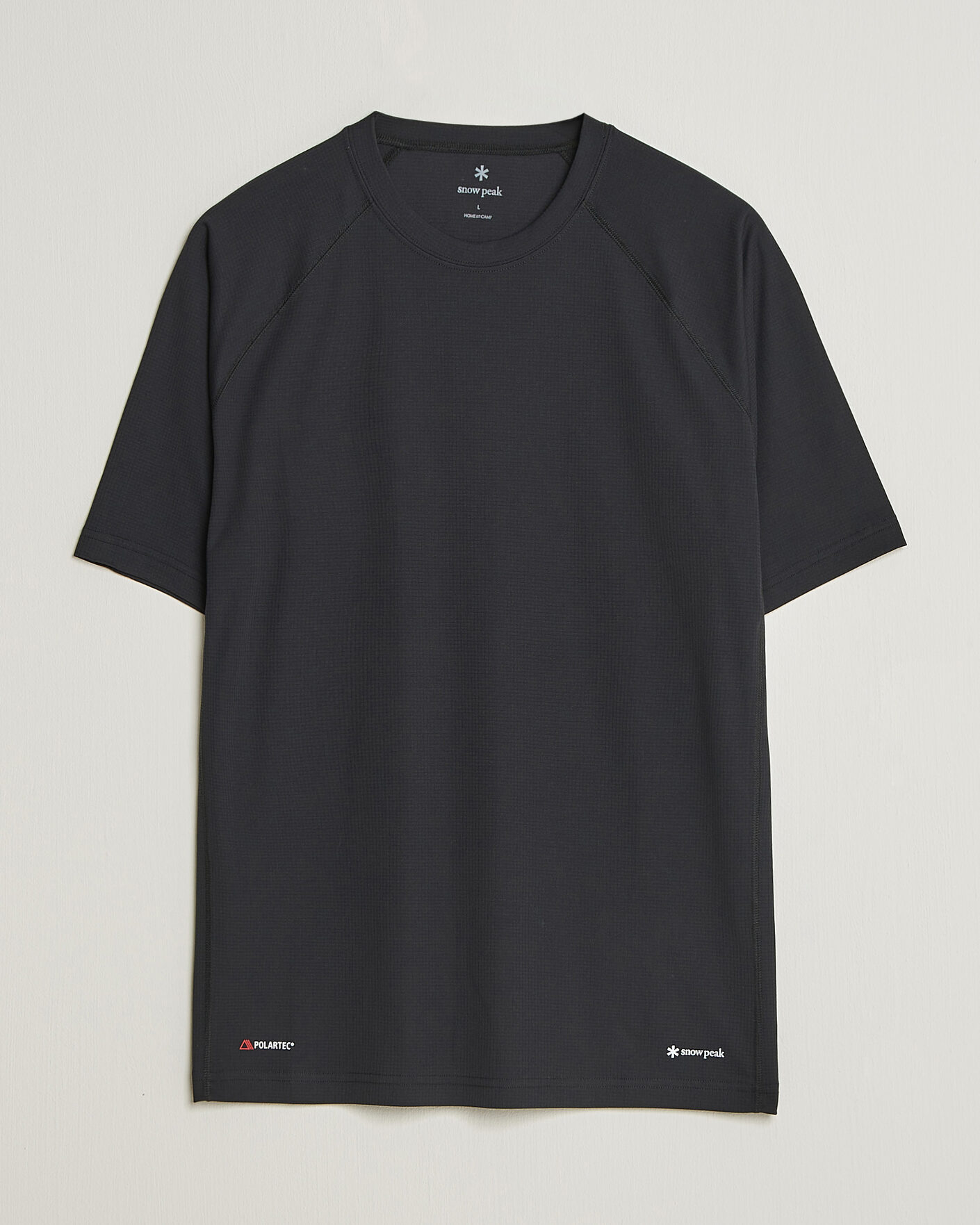 Hombres | Camisetas | Snow Peak | Polartec Power Dry T-Shirt Black