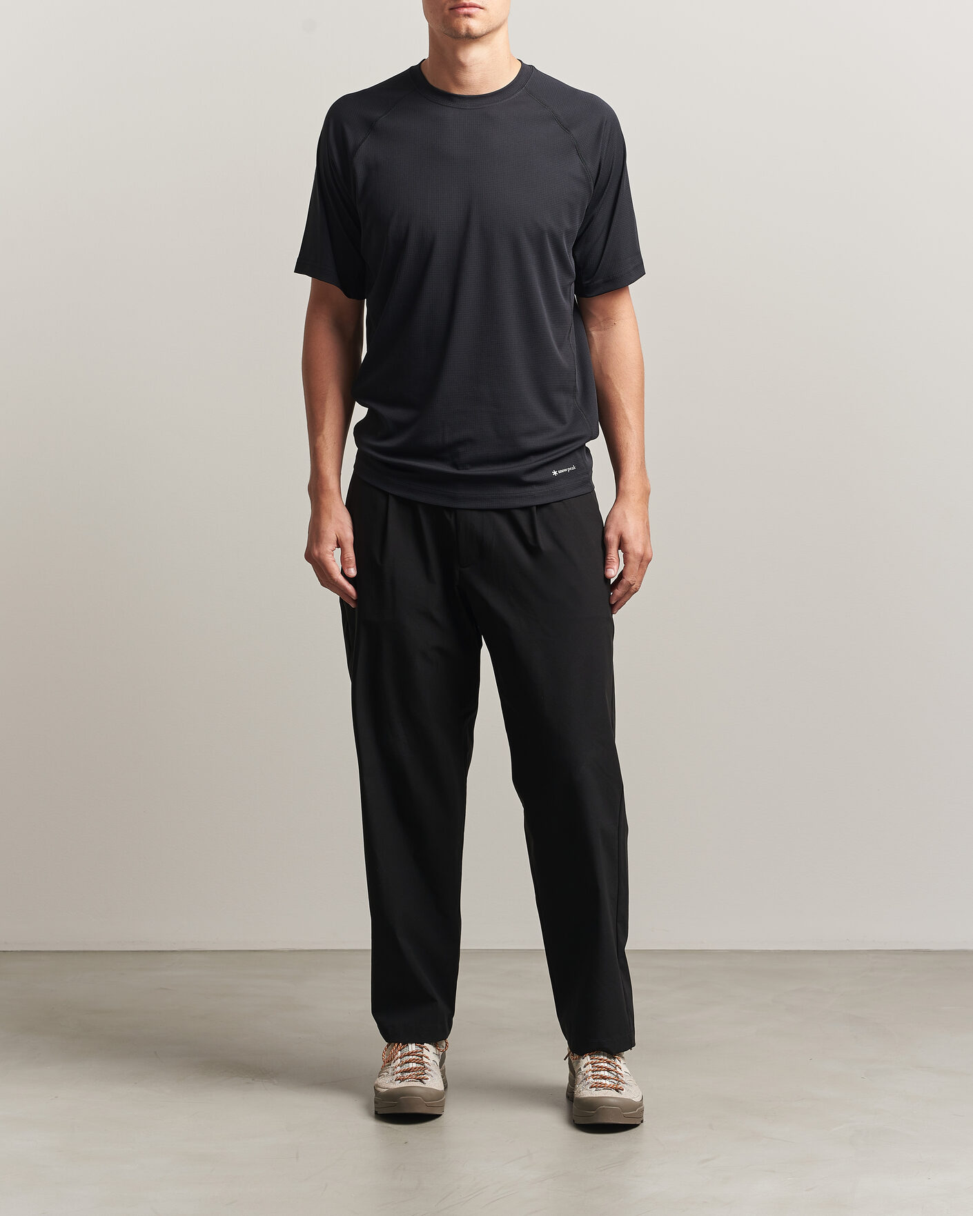 Hombres | Camisetas | Snow Peak | Polartec Power Dry T-Shirt Black
