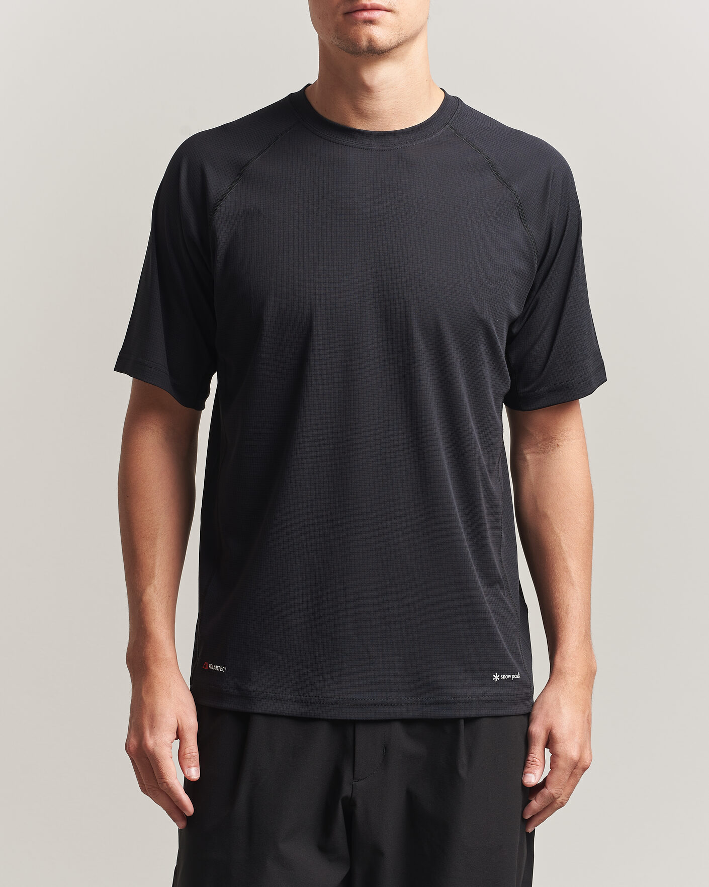 Hombres | Camisetas | Snow Peak | Polartec Power Dry T-Shirt Black