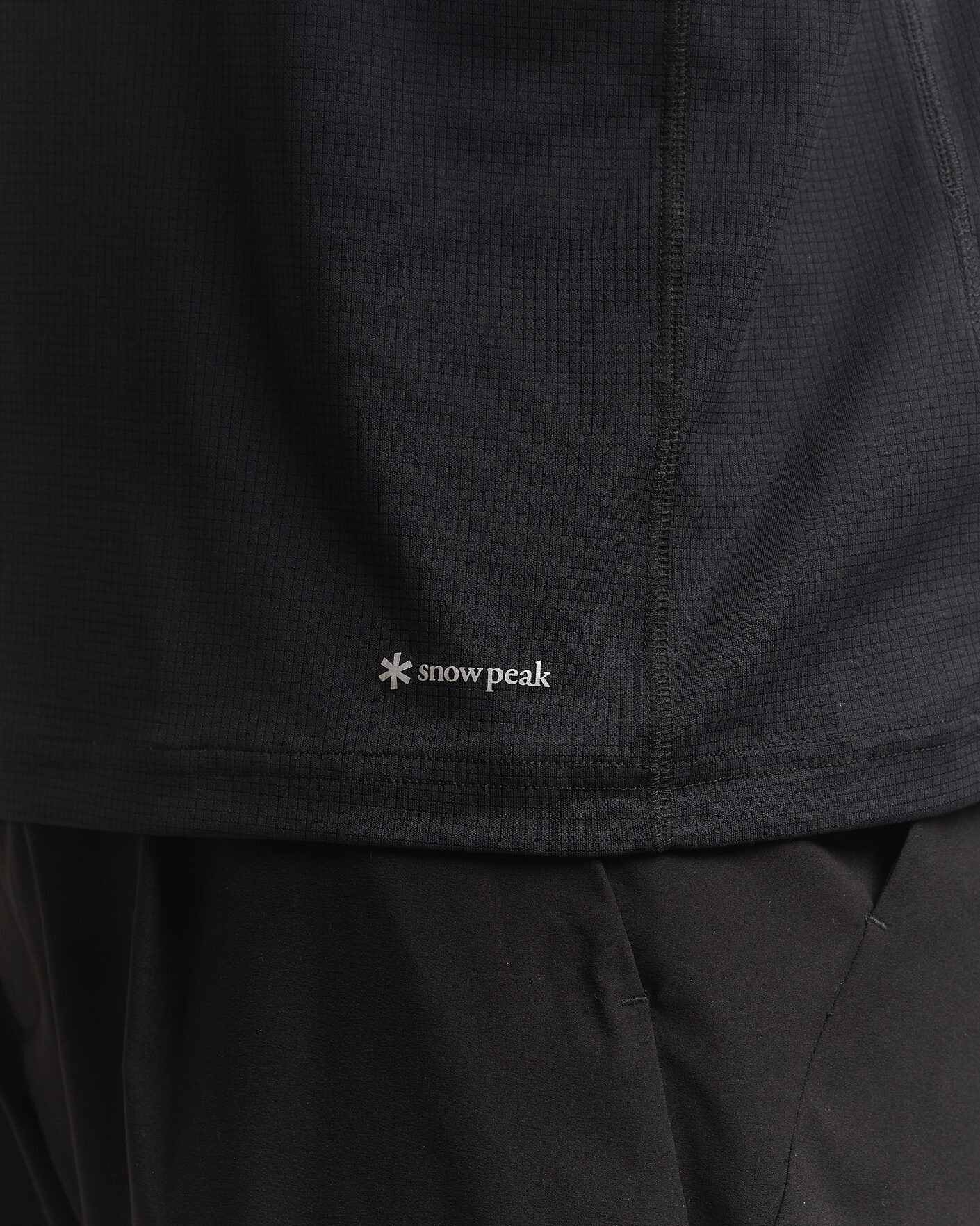 Hombres | Camisetas | Snow Peak | Polartec Power Dry T-Shirt Black
