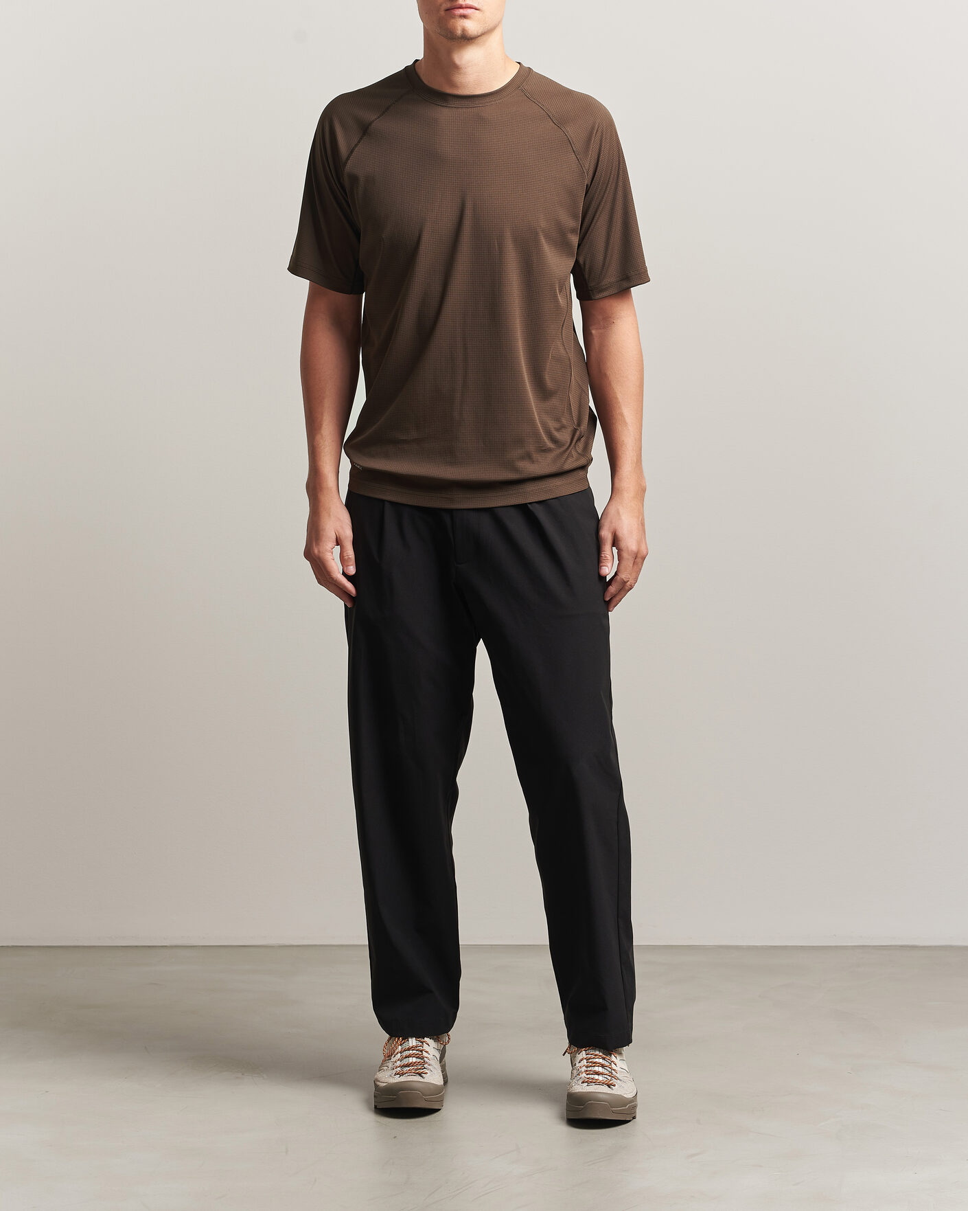 Hombres | Camisetas | Snow Peak | Polartec Power Dry T-Shirt Brown