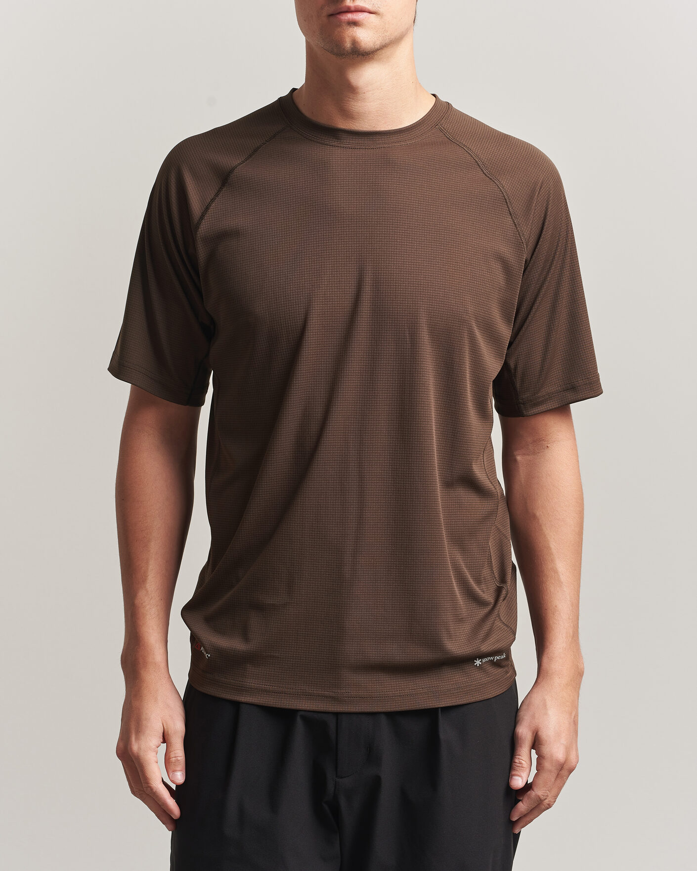 Hombres | Camisetas | Snow Peak | Polartec Power Dry T-Shirt Brown