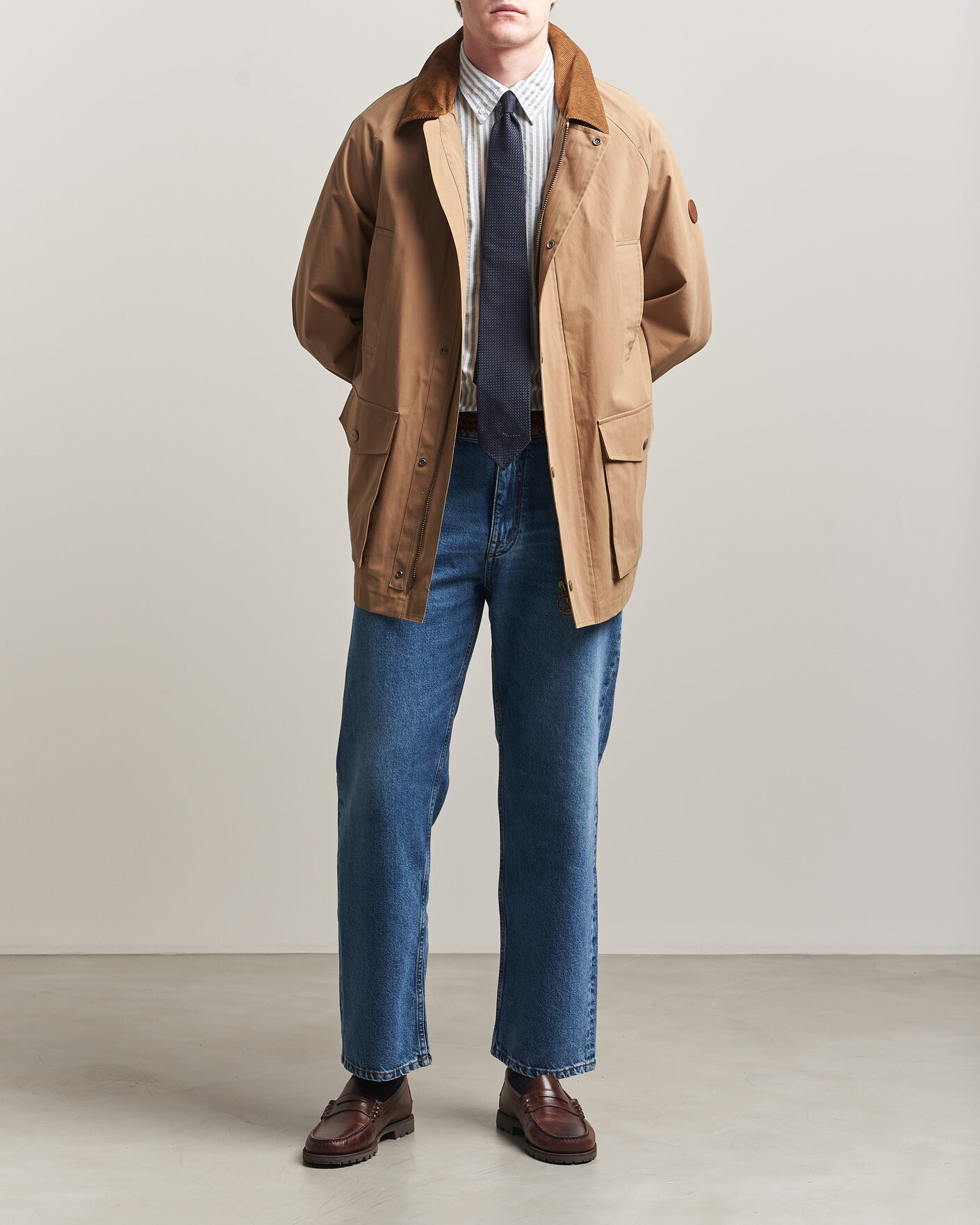 Hombres | Abrigos y chaquetas | GANT | Field Decker Jacket Warm Khaki
