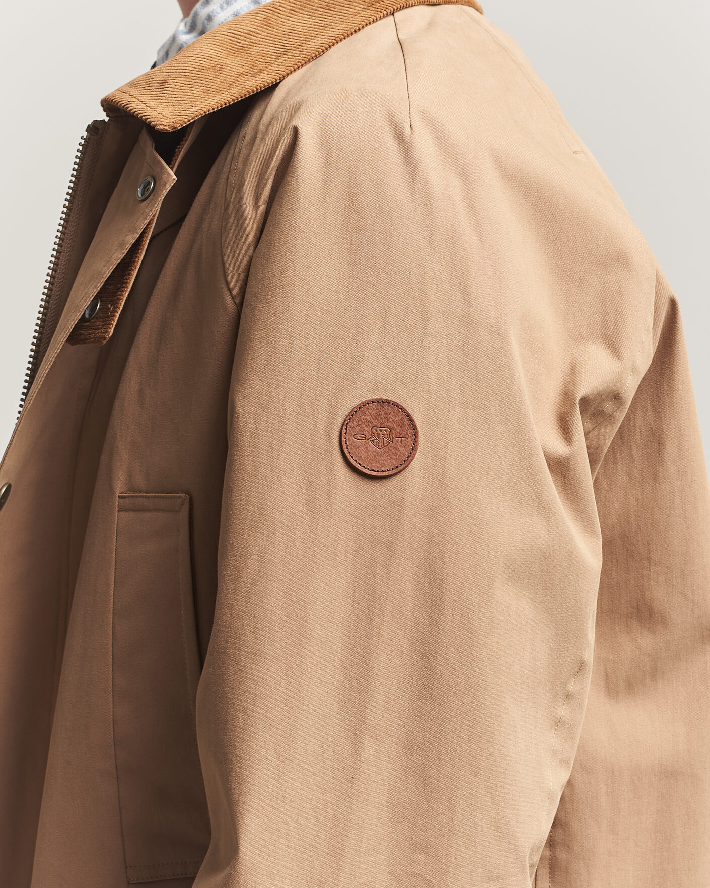 Hombres | Abrigos y chaquetas | GANT | Field Decker Jacket Warm Khaki