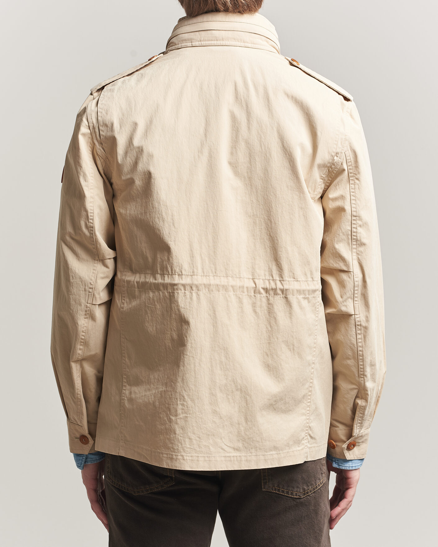 Hombres | Abrigos y chaquetas | GANT | Cotton Field Jacket Oat Beige