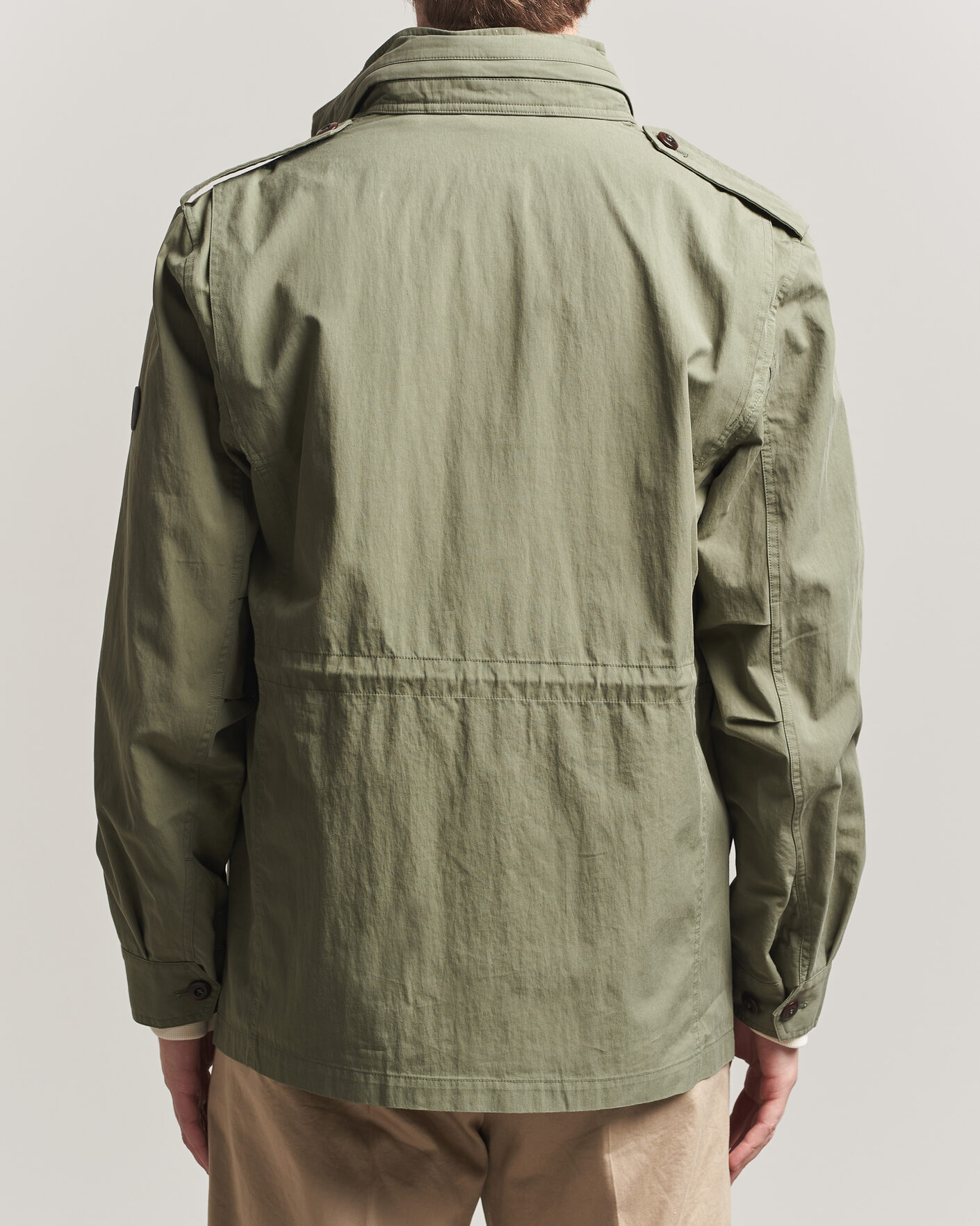 Hombres | Abrigos y chaquetas | GANT | Cotton Field Jacket Dry Herb Green