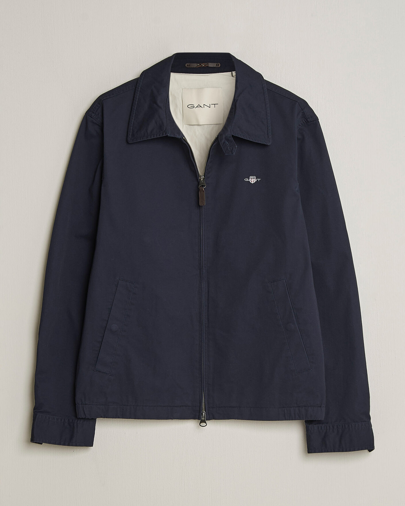 Hombres | Abrigos y chaquetas | GANT | Cotton Windcheater Jacket Evening Blue