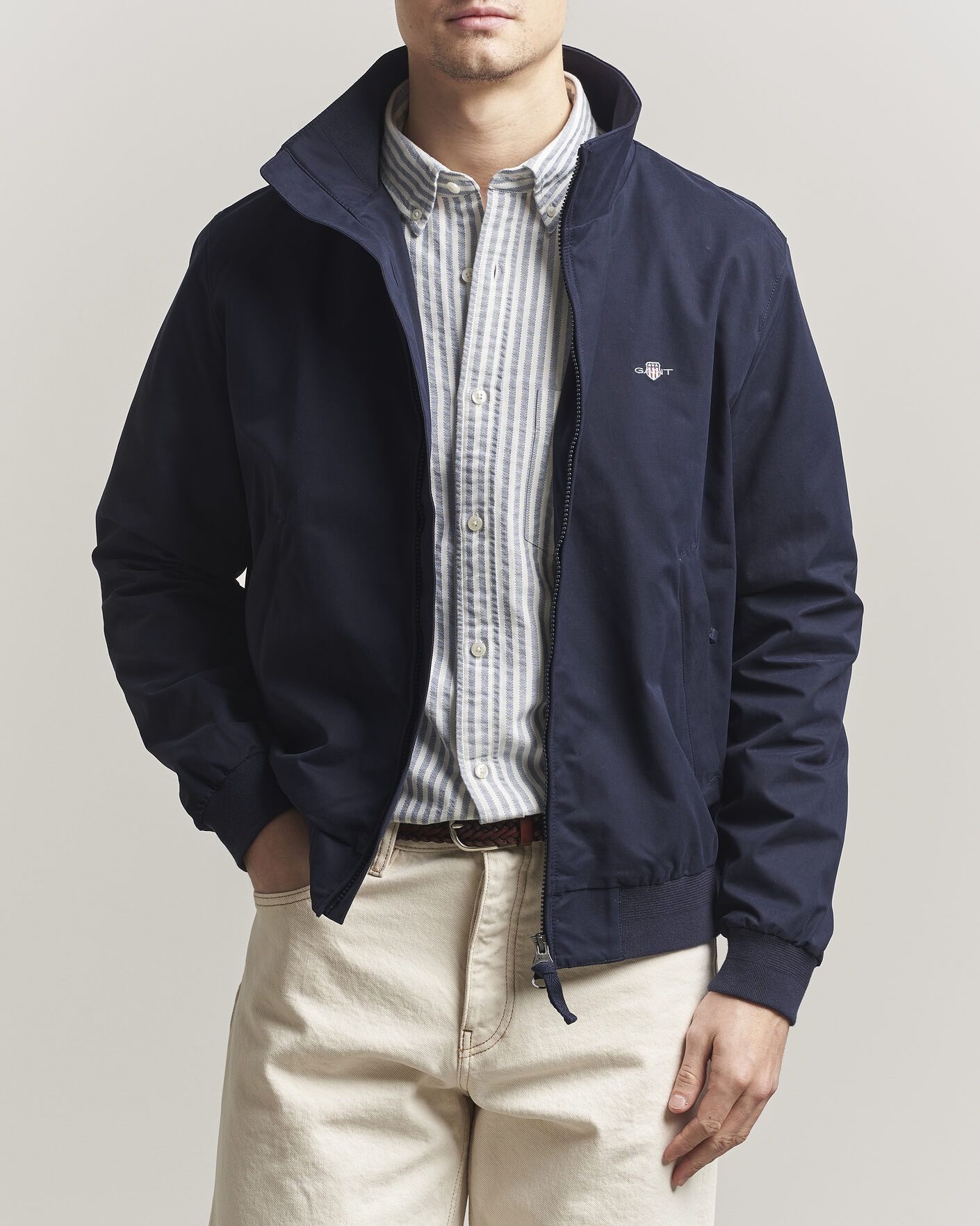 Hombres | Abrigos y chaquetas | GANT | Lightweight Hampshire Jacket Evening Blue