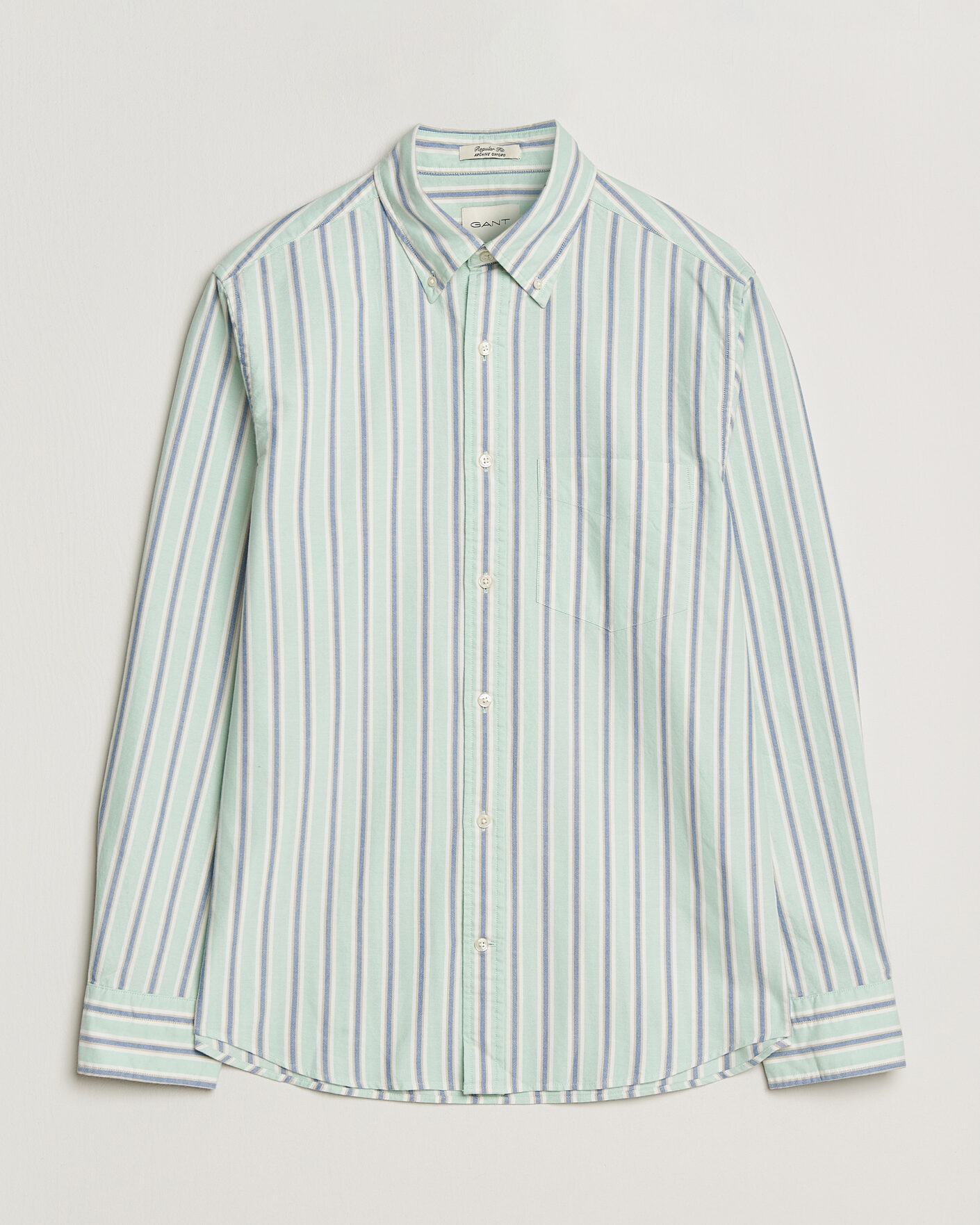 Hombres | Camisas | GANT | Regluar Fit Archive Oxford Shirt Washed Turquoise