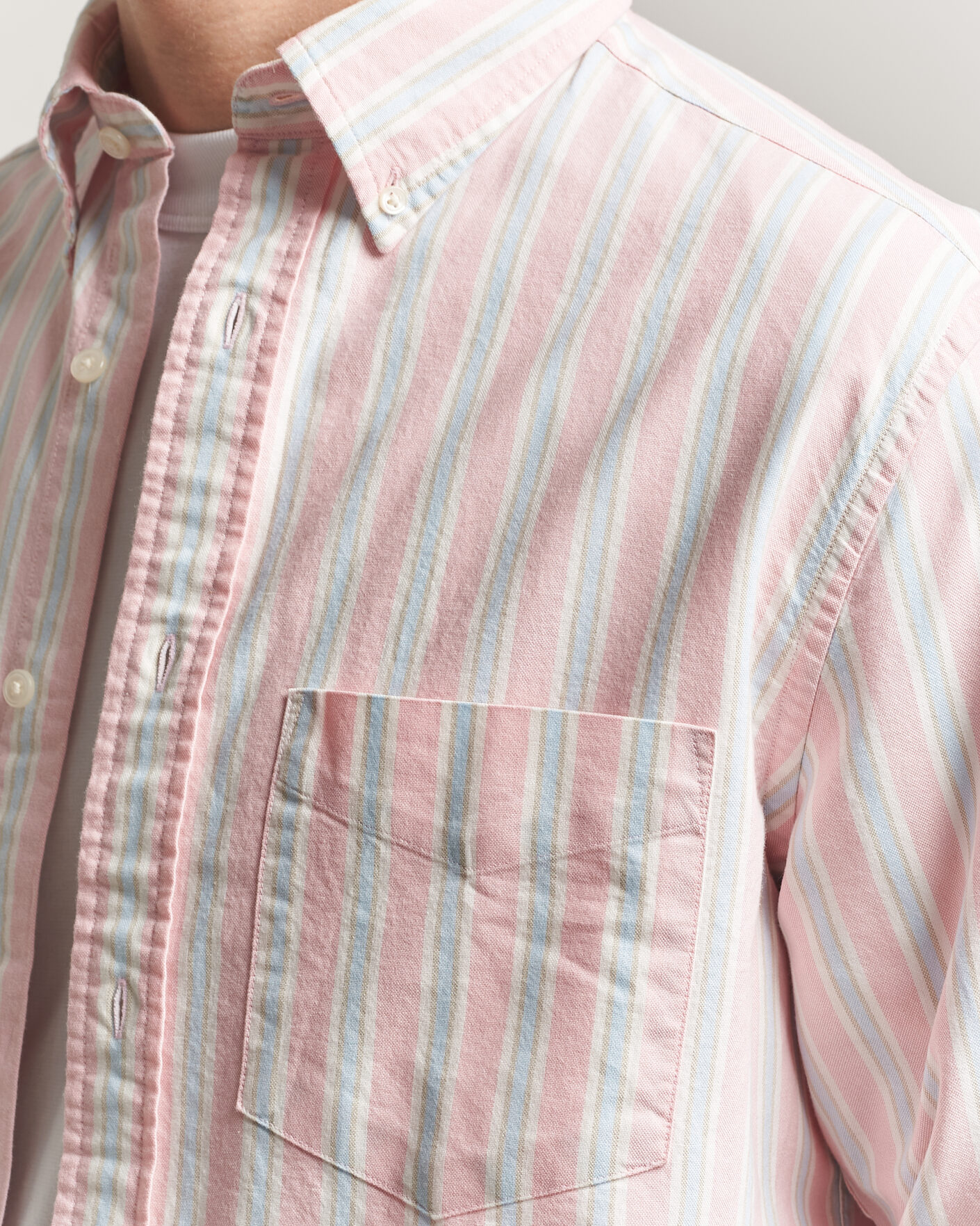 Hombres | Camisas | GANT | Regluar Fit Archive Oxford Shirt Washed Pink