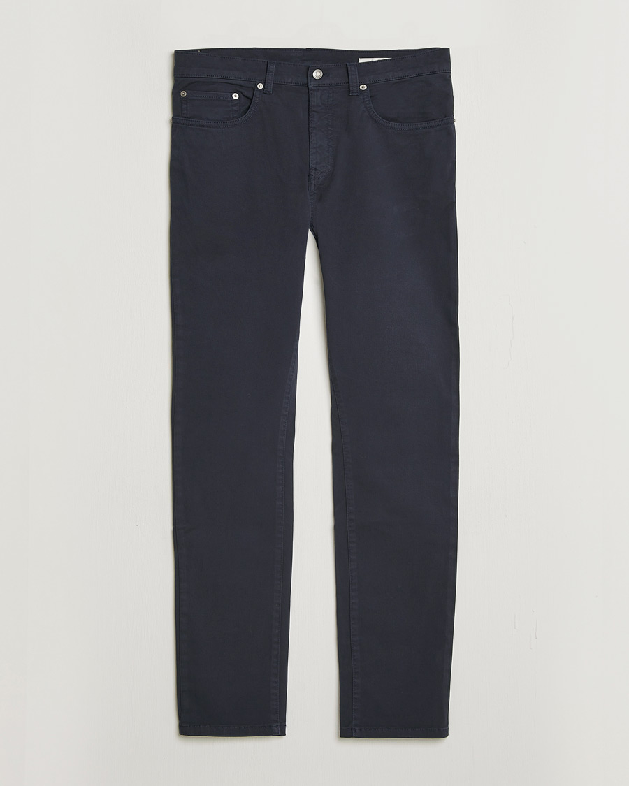 Hombres | Pantalones | GANT | Slim Fit Desert 5-Pocket Pants Evening Blue