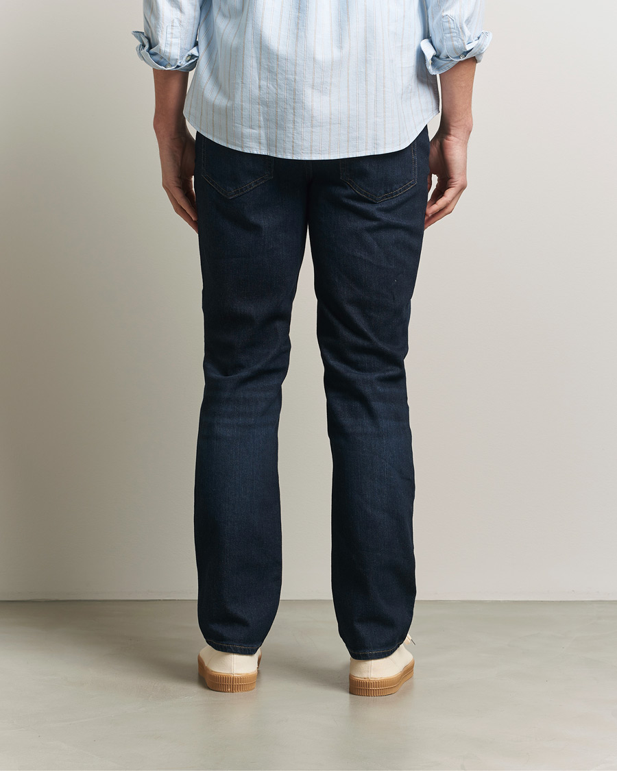 Hombres | Pantalones | Gant | Regular Fit Jeans Dark Blue Broken In
