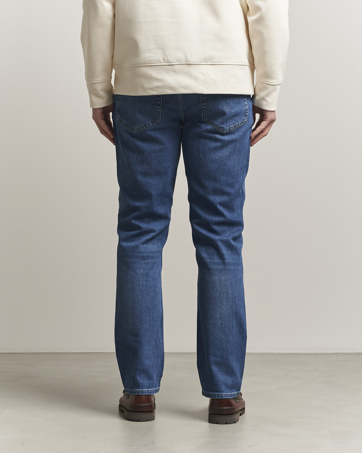 Hombres | Vaqueros | Gant | Regular Fit Jeans Mid Blue Broken In