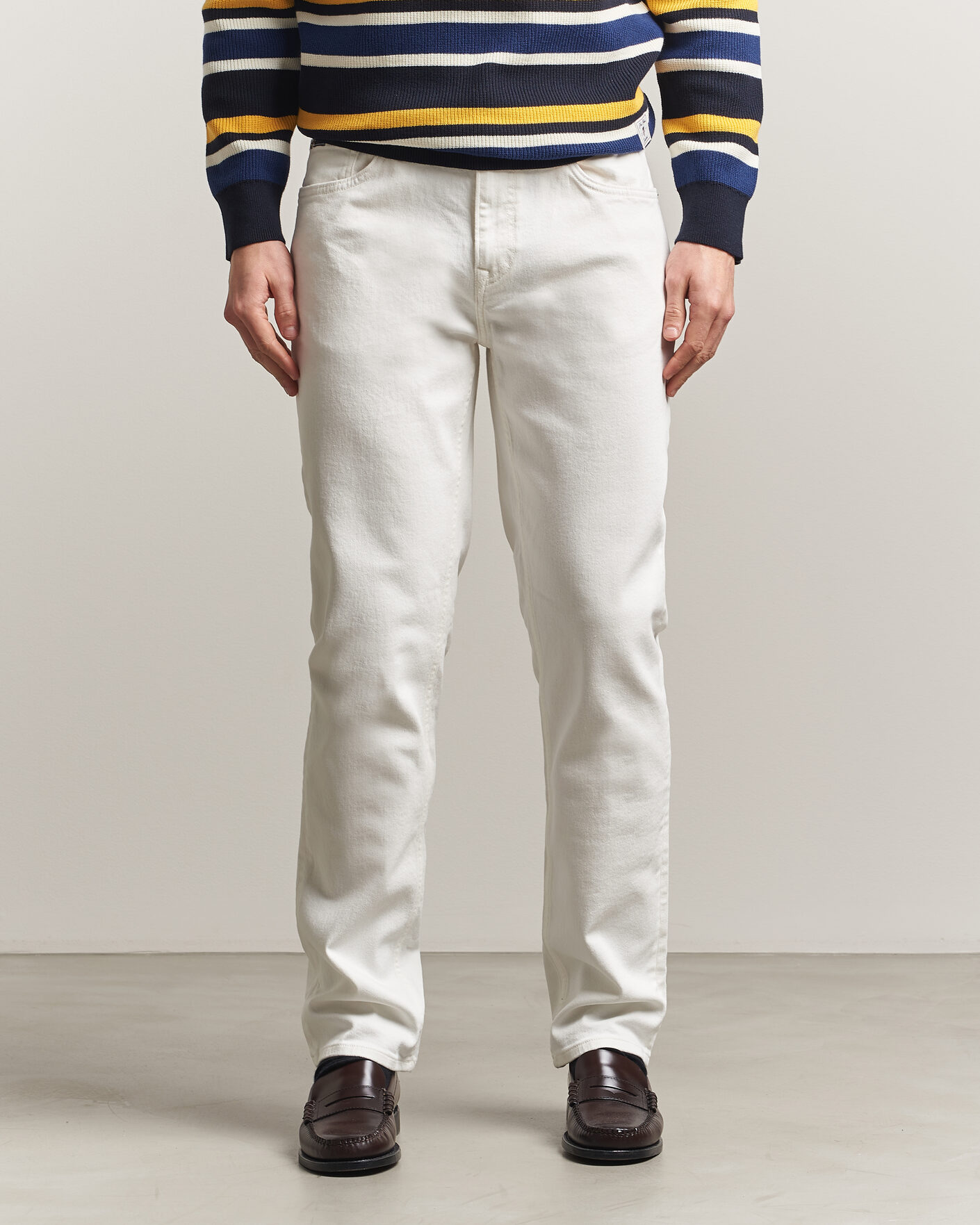 Hombres | Pantalones | Gant | Regular Fit Jeans Eggshell