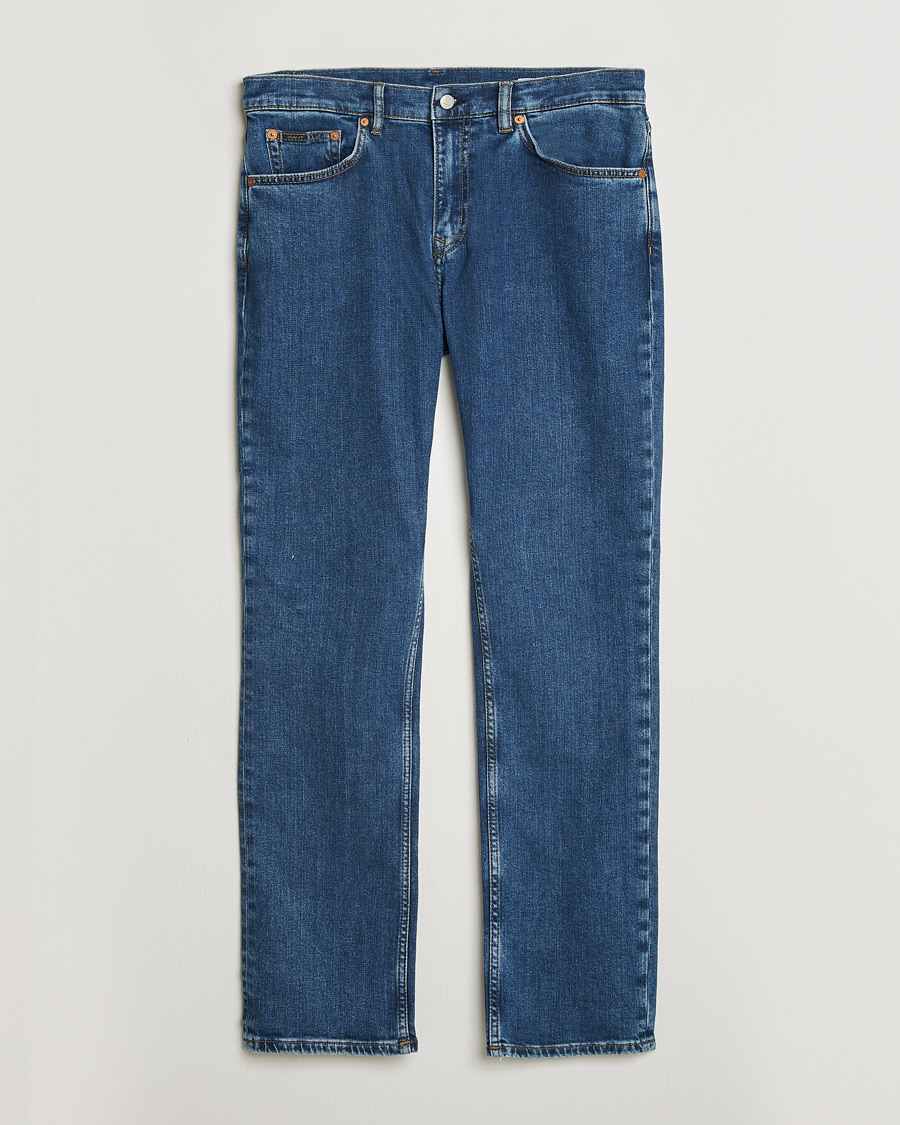 Hombres | Pantalones | Gant | Regular Fit Jeans Mid Blue Vintage