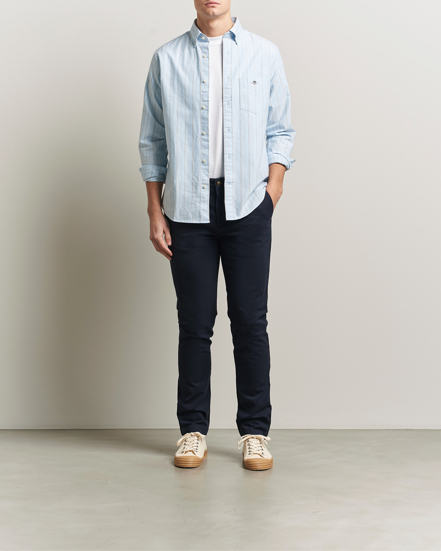 Hombres | Pantalones | Gant | Slim Fit Chinos Evening Blue
