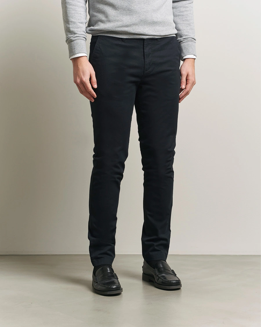 Hombres | Pantalones | GANT | Slim Fit Chinos Black