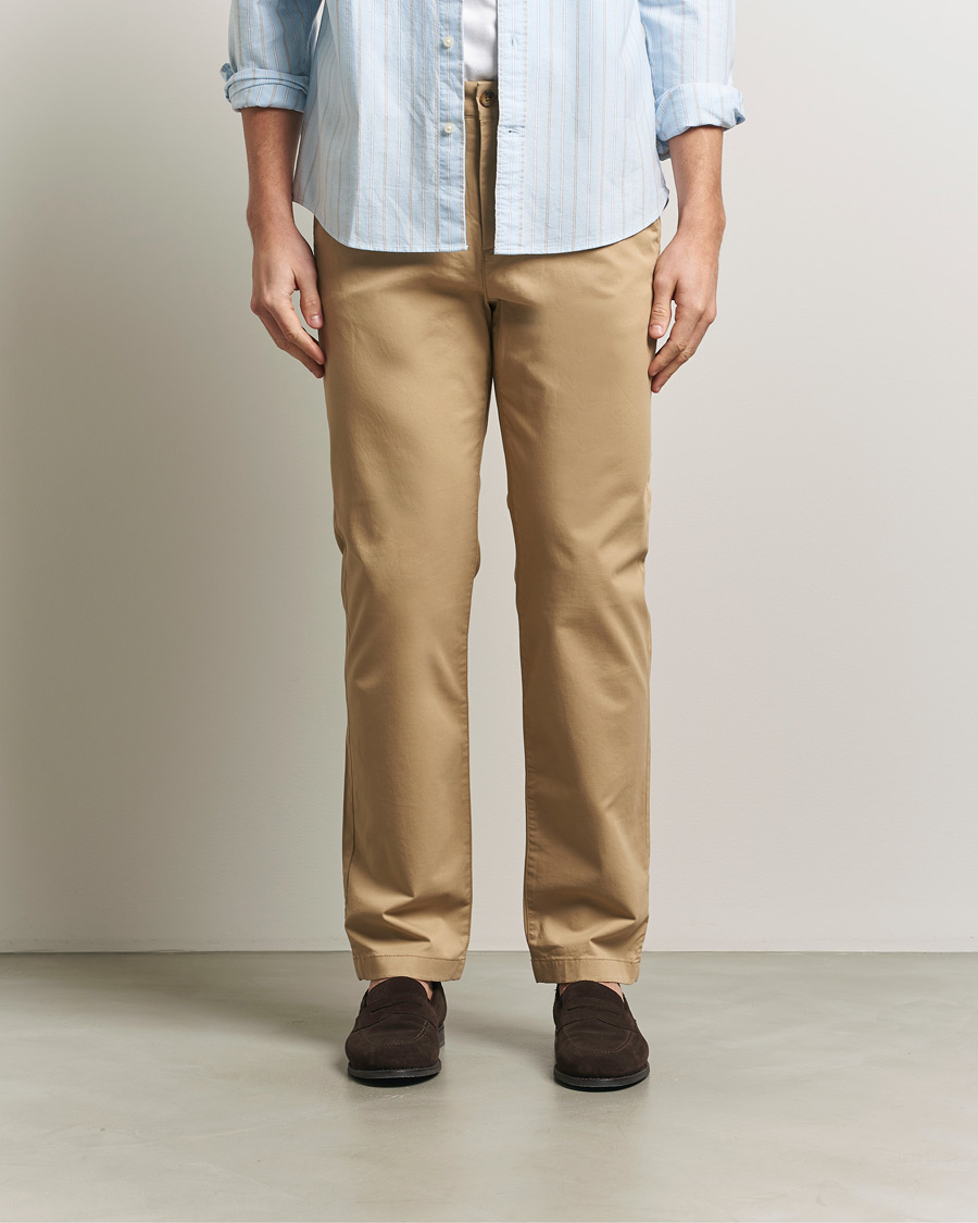 Hombres | Pantalones | GANT | Regular Fit Chinos Dark Khaki