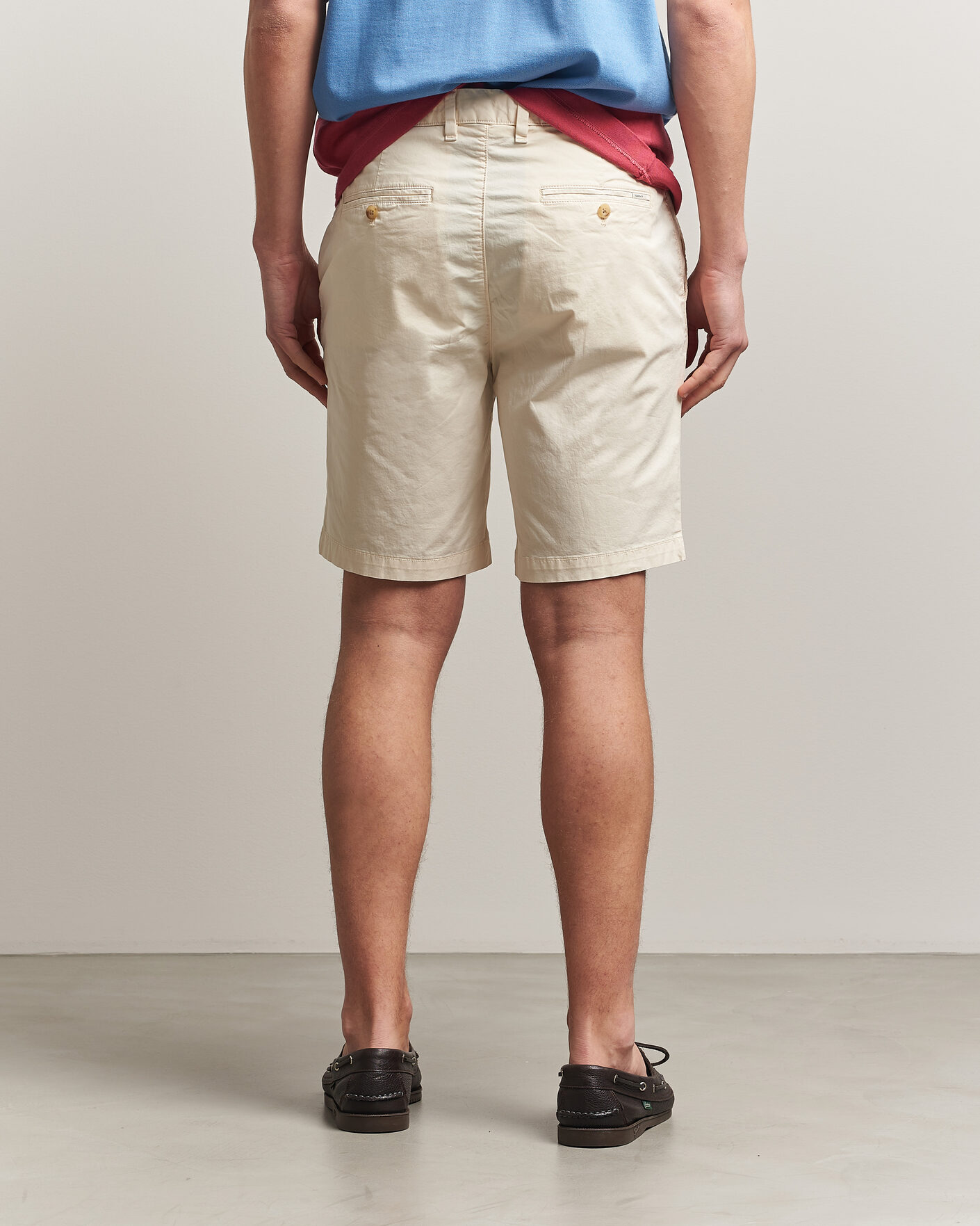 Hombres | Pantalones cortos | Gant | Regular Sunfaded Shorts Cream