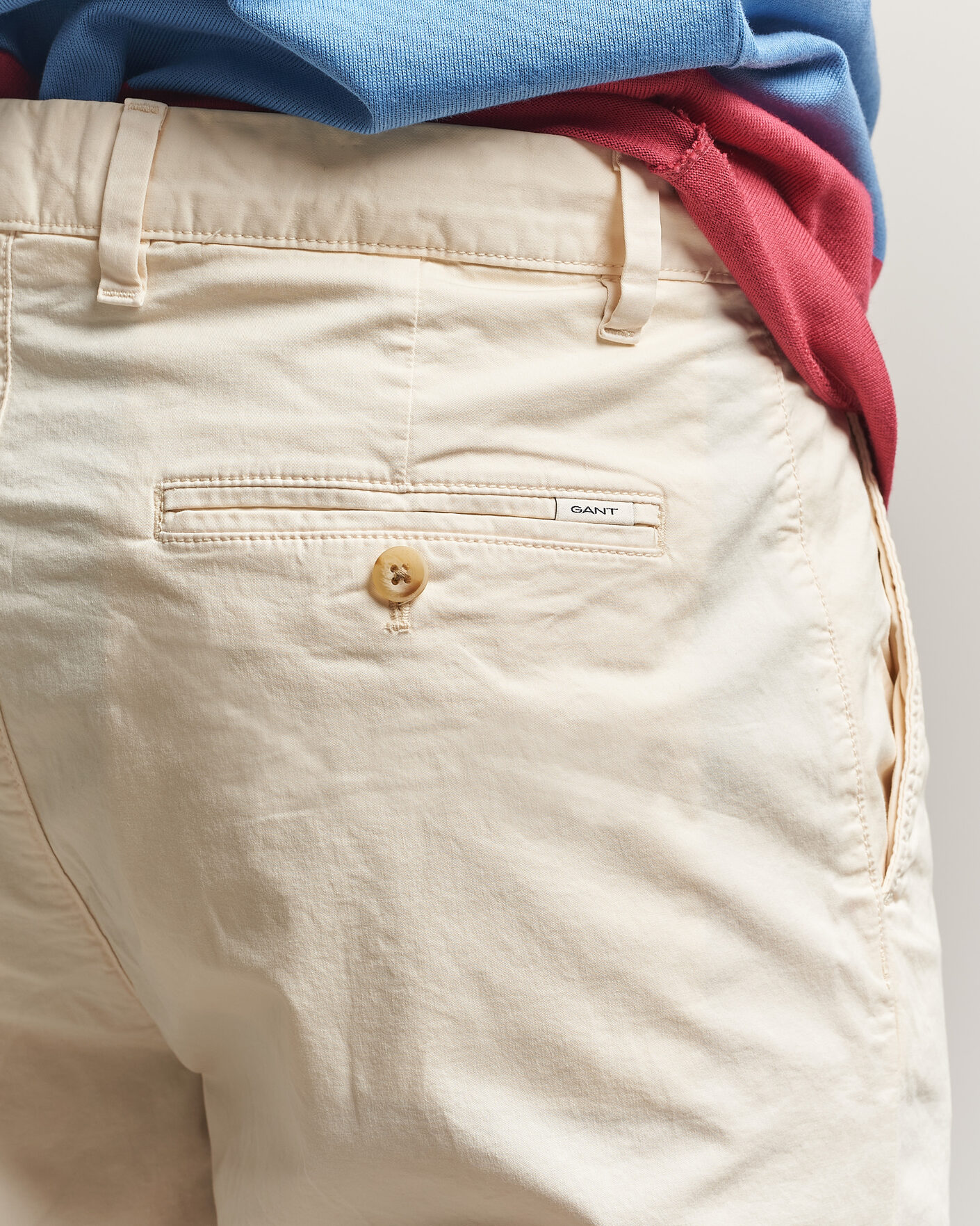 Hombres | Pantalones cortos | Gant | Regular Sunfaded Shorts Cream