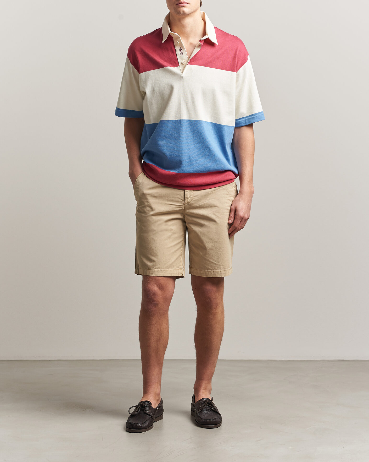 Hombres | Pantalones cortos | Gant | Regular Sunfaded Shorts Oat Beige