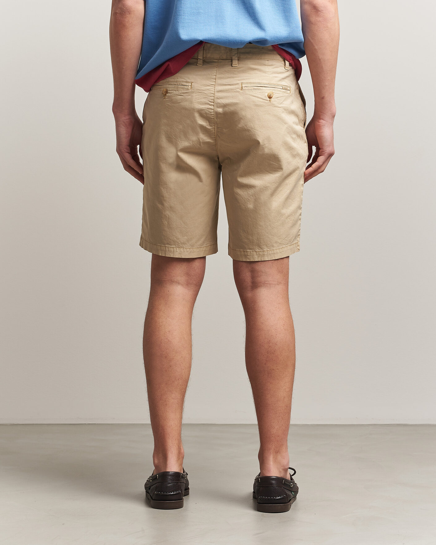 Hombres | Pantalones cortos | Gant | Regular Sunfaded Shorts Oat Beige