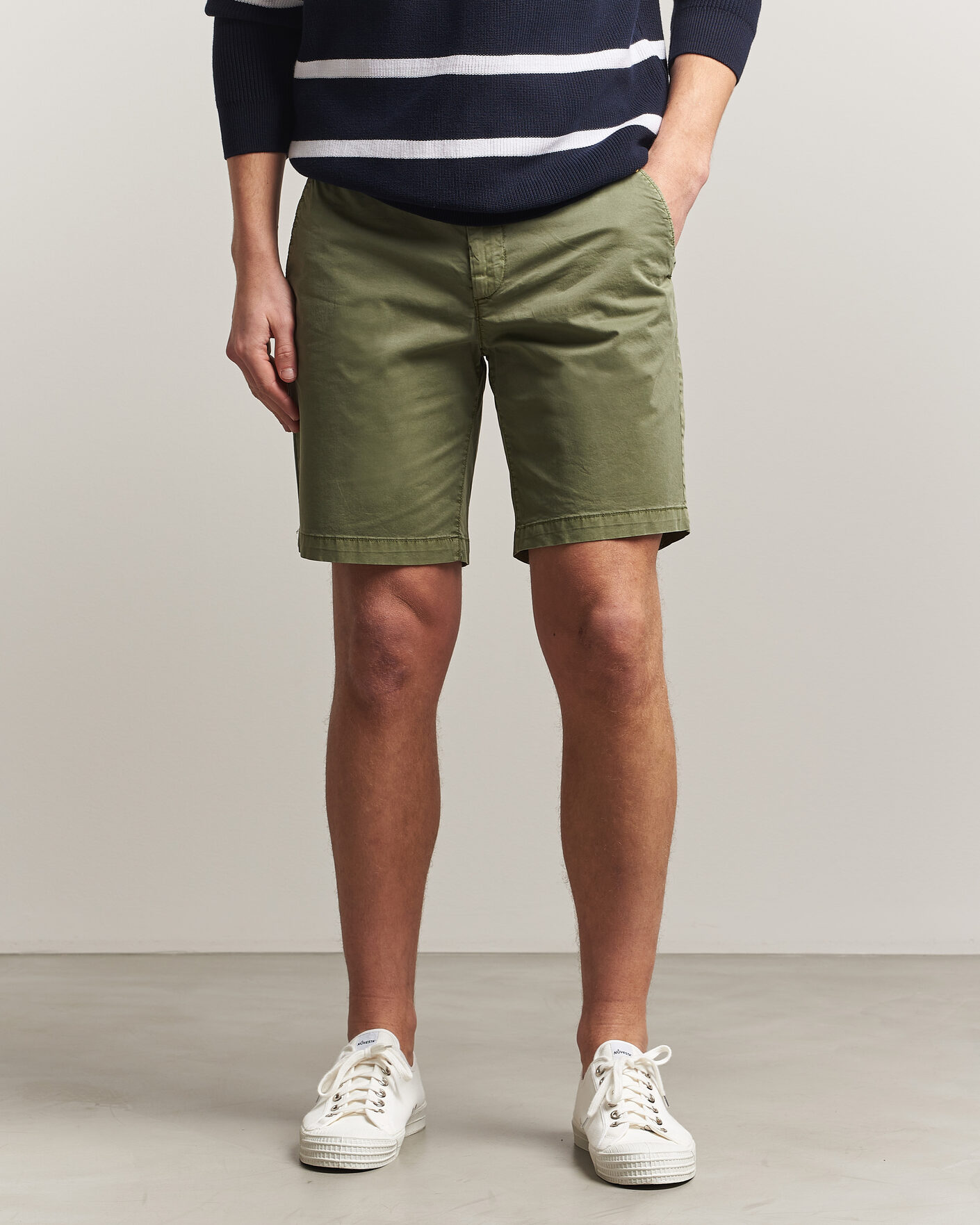 Hombres | Pantalones cortos | Gant | Regular Sunfaded Shorts Dry Herb Green