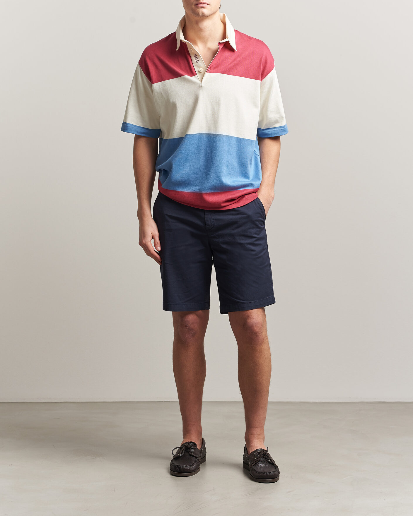 Hombres | Pantalones cortos | Gant | Regular Sunfaded Shorts Evening Blue