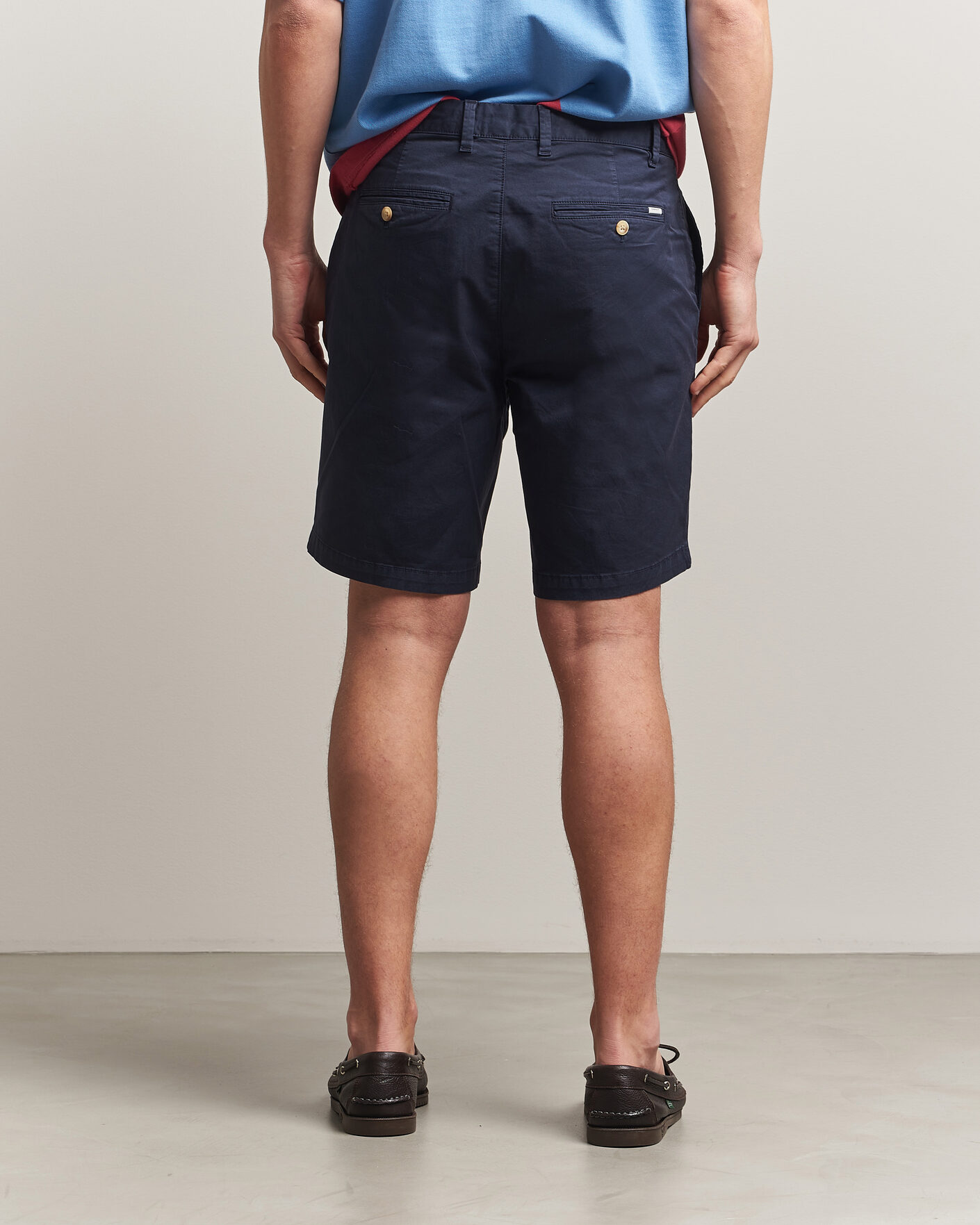 Hombres | Pantalones cortos | Gant | Regular Sunfaded Shorts Evening Blue