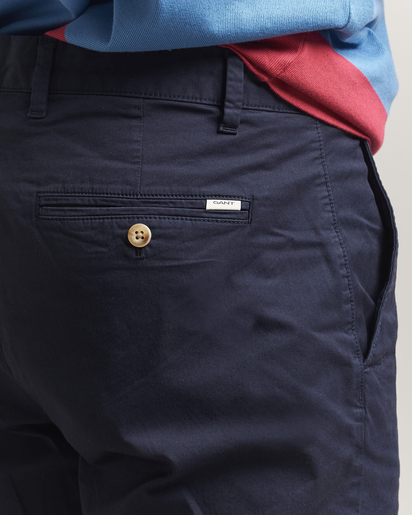 Hombres | Pantalones cortos | GANT | Regular Sunfaded Shorts Evening Blue