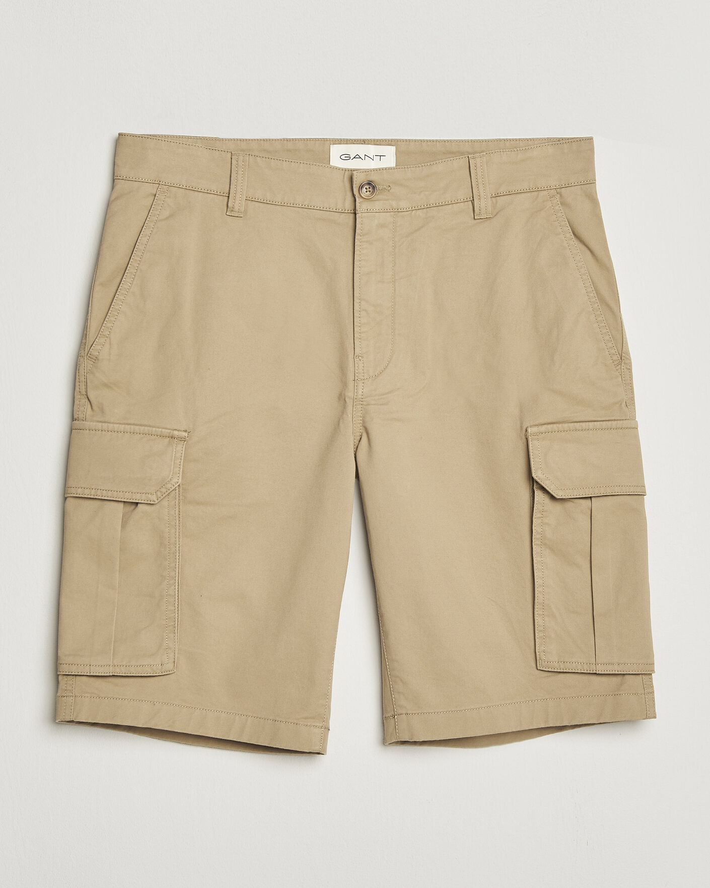 Hombres | Pantalones cortos | GANT | Regular Fit Classic Cargo Shorts Dark Khaki