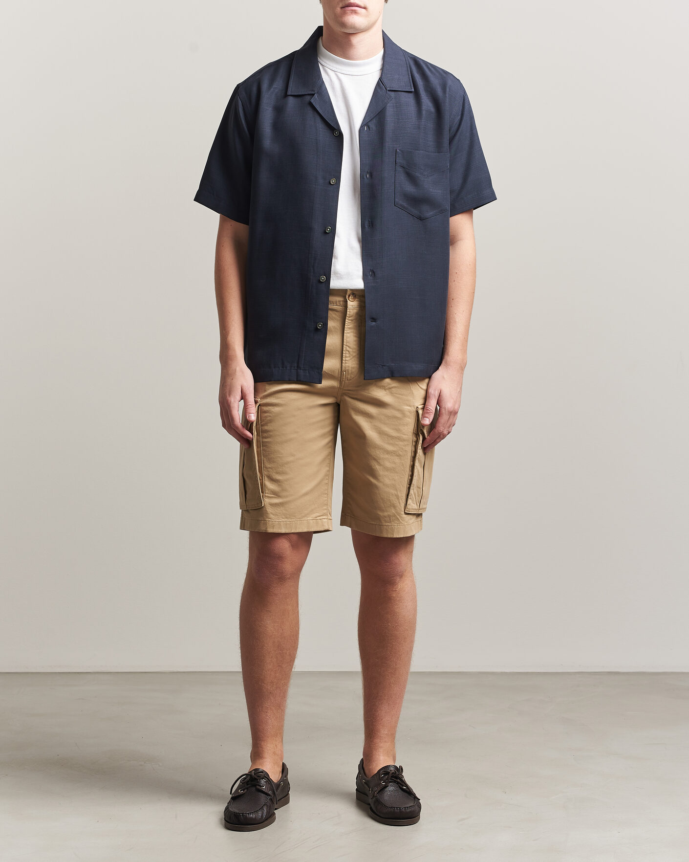 Hombres | Pantalones cortos | GANT | Regular Fit Classic Cargo Shorts Dark Khaki