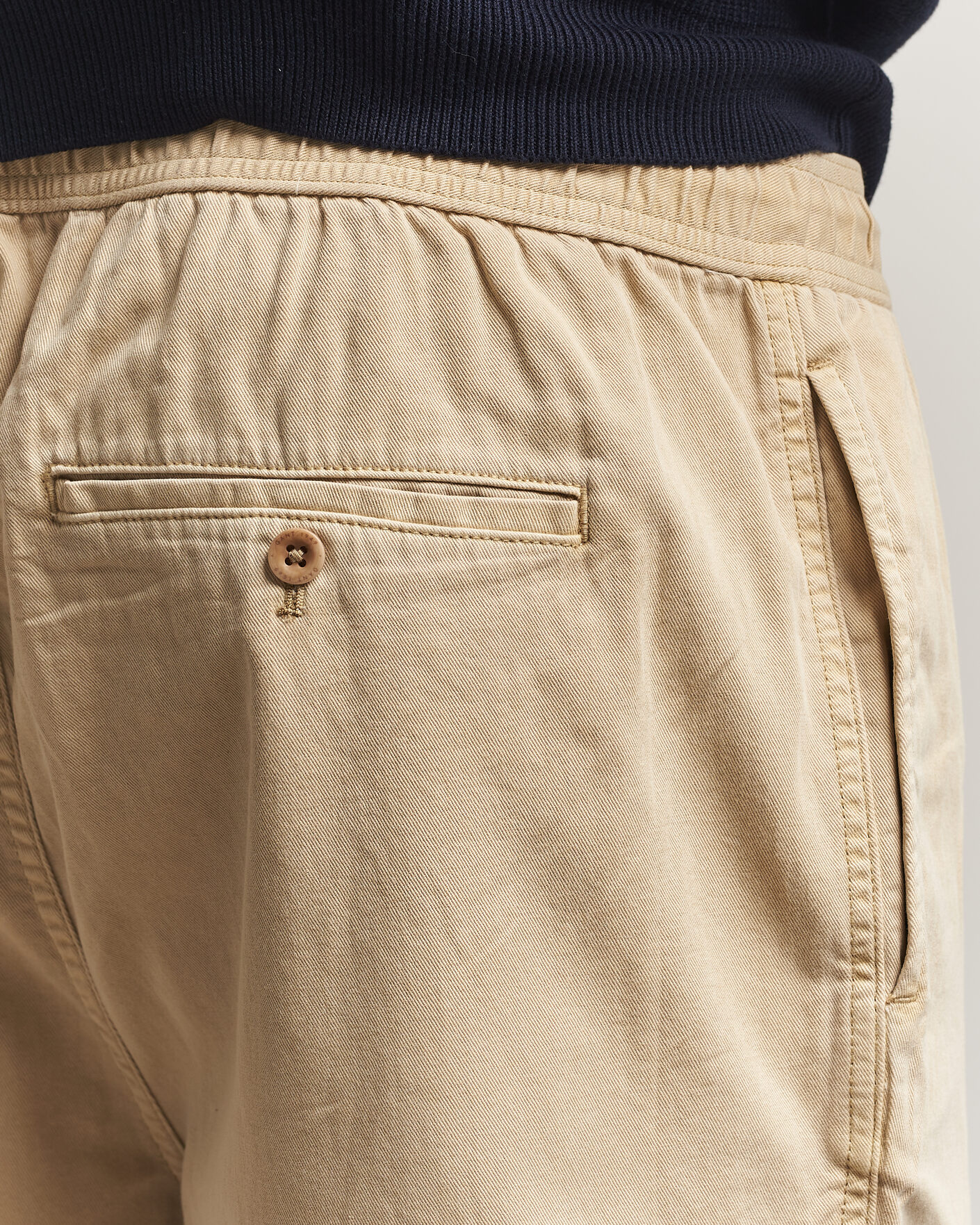 Hombres | Pantalones cortos | Gant | Regular Fit Sunfaded Drawstring Oat Beige