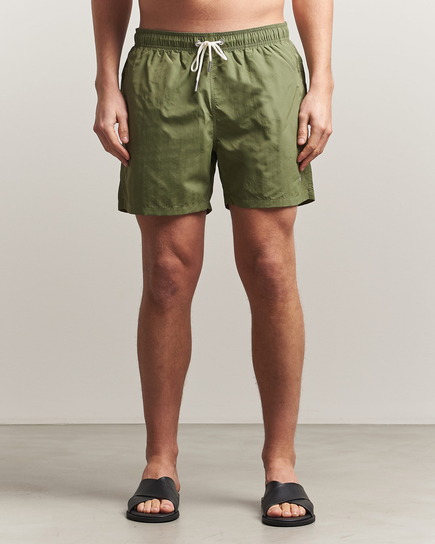 Hombres | Bañadores | Gant | Basic Swimshorts Dry Herb Green