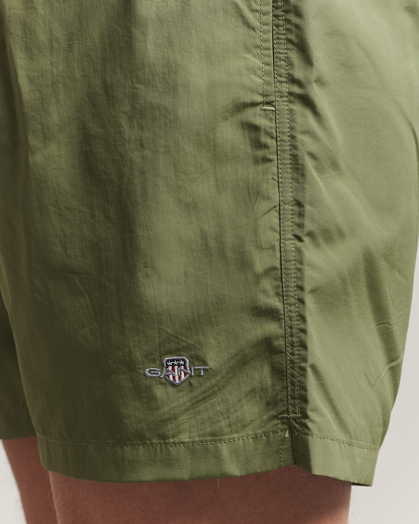 Hombres | Bañadores | Gant | Basic Swimshorts Dry Herb Green